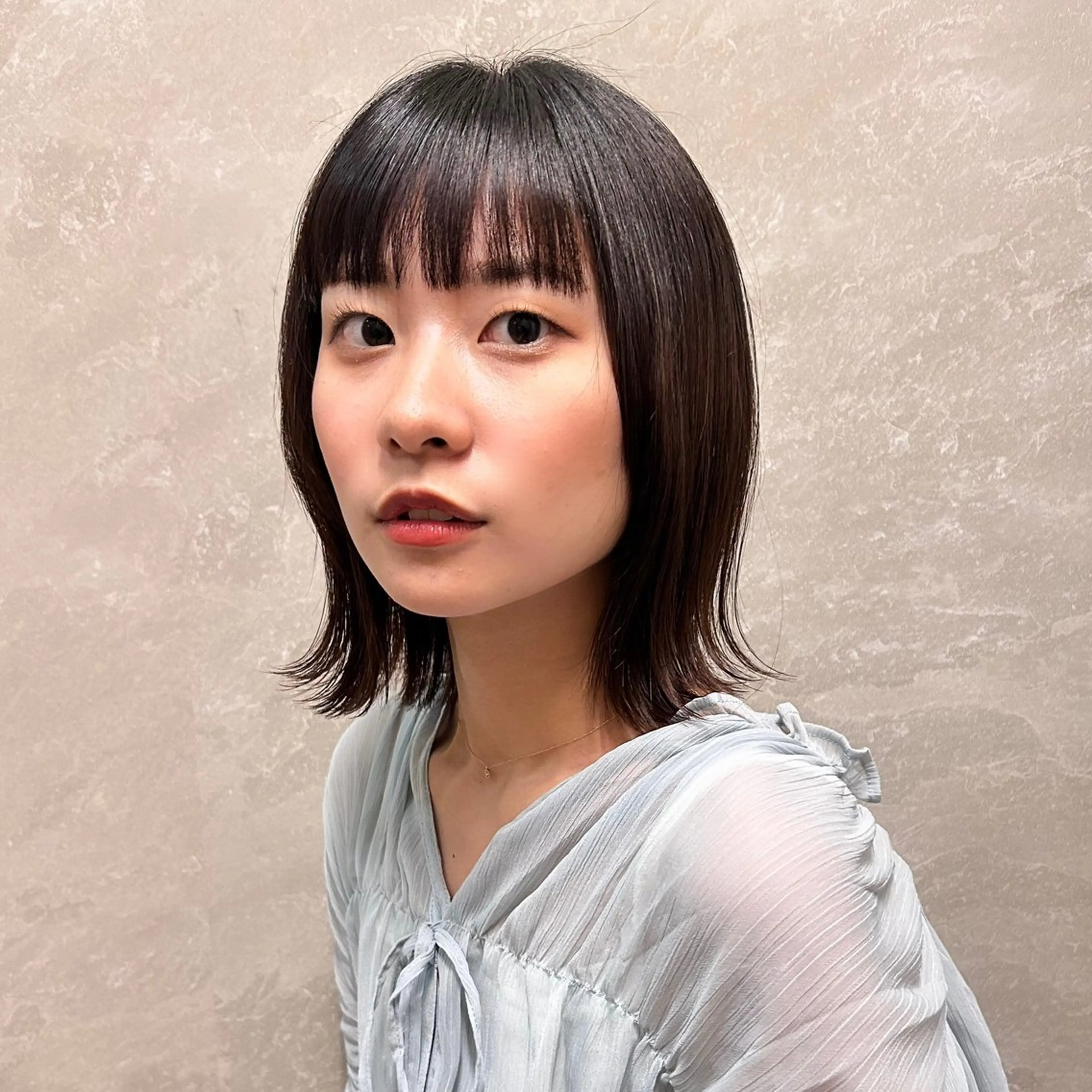 ミディアム 髪質改善 縮毛矯正 miiro 長津田 髪質改善　フジムラのヘアスタイル