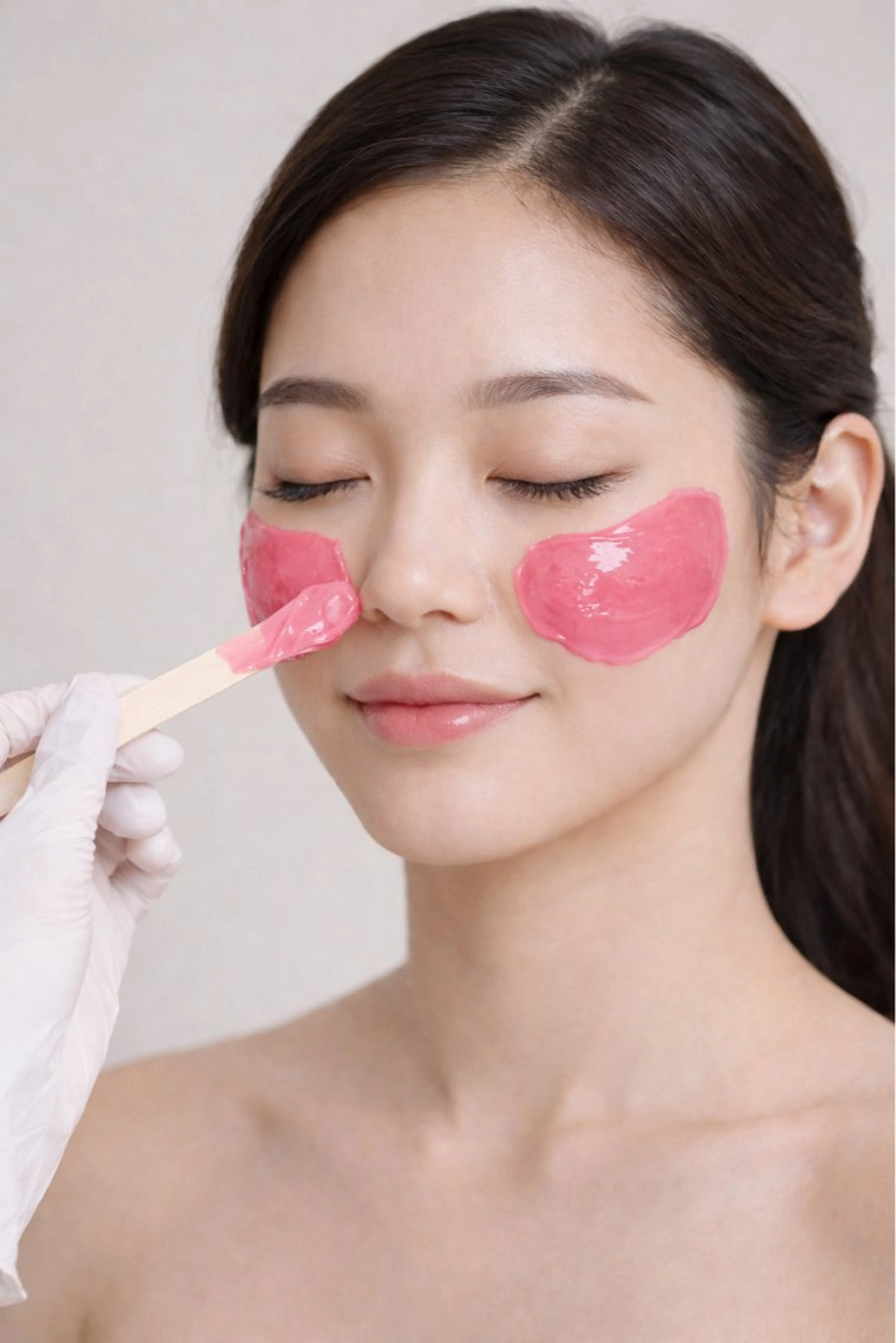 【女性/男性】お顔のワックス脱毛(LYCON使用)の写真