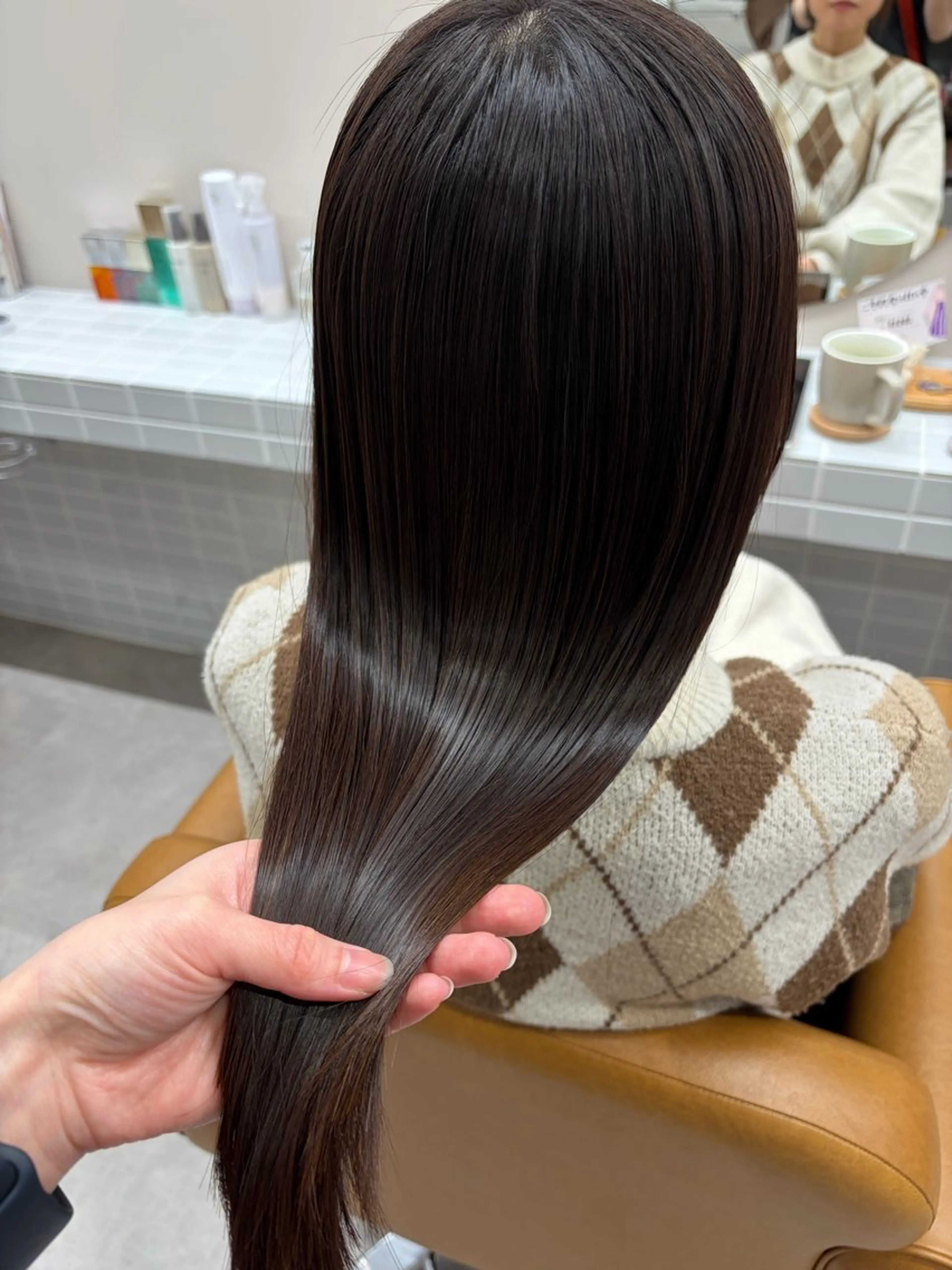 縮毛矯正＋ヘアエステ🫧の写真