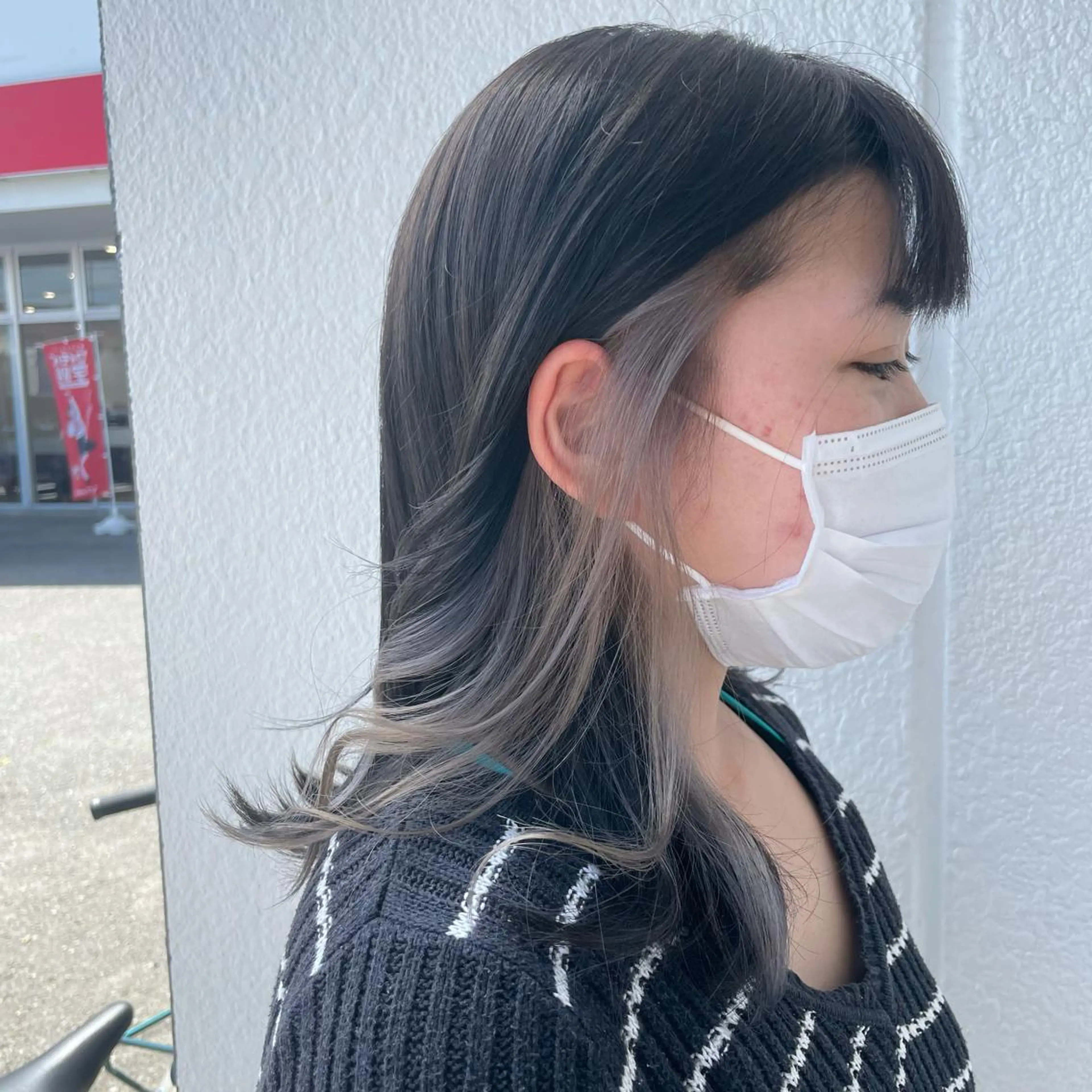 セミロング カラー N-plants 楓のヘアスタイル