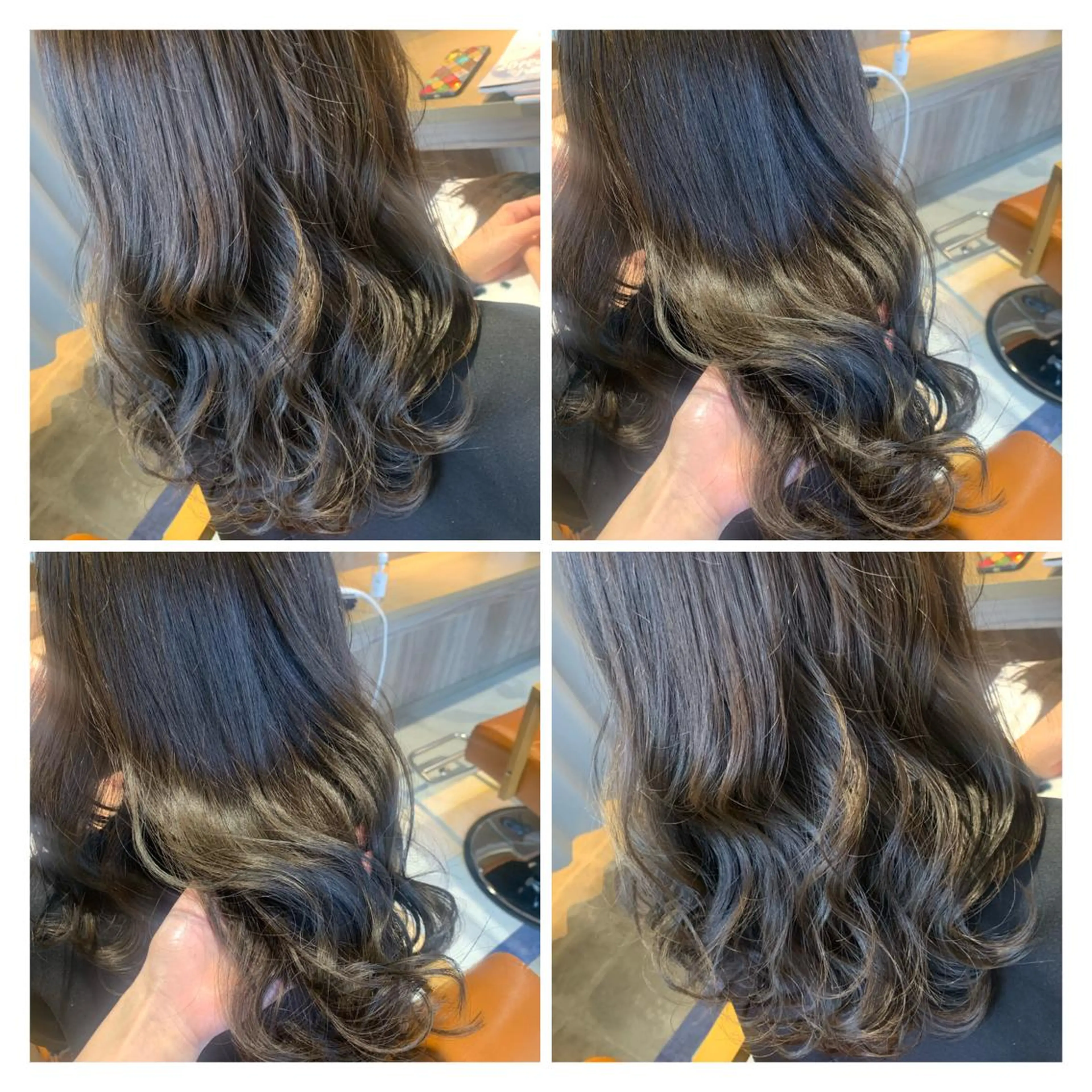 ロング カラー カット ヘアカラー トリートメント 髪質改善艶髪 ℍ𝔸ℝ𝕌𝕂𝔸のヘアスタイル