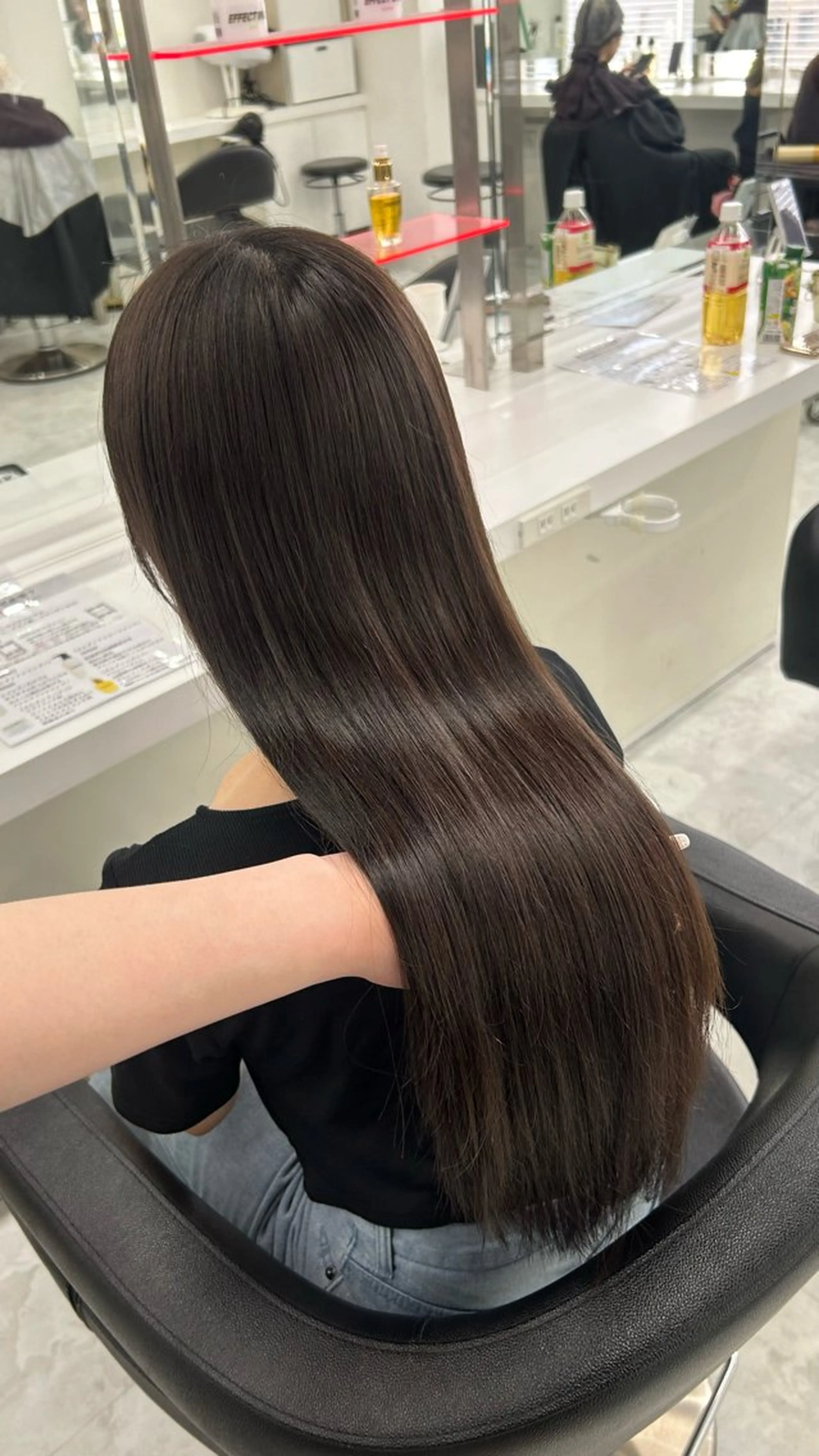 ロング カラー パーマ ヘアアレンジ メンズ キッズ カット ヘアカラー トリートメント 盛れ韓国ハイトーン 🎀Himari🎀のヘアスタイル