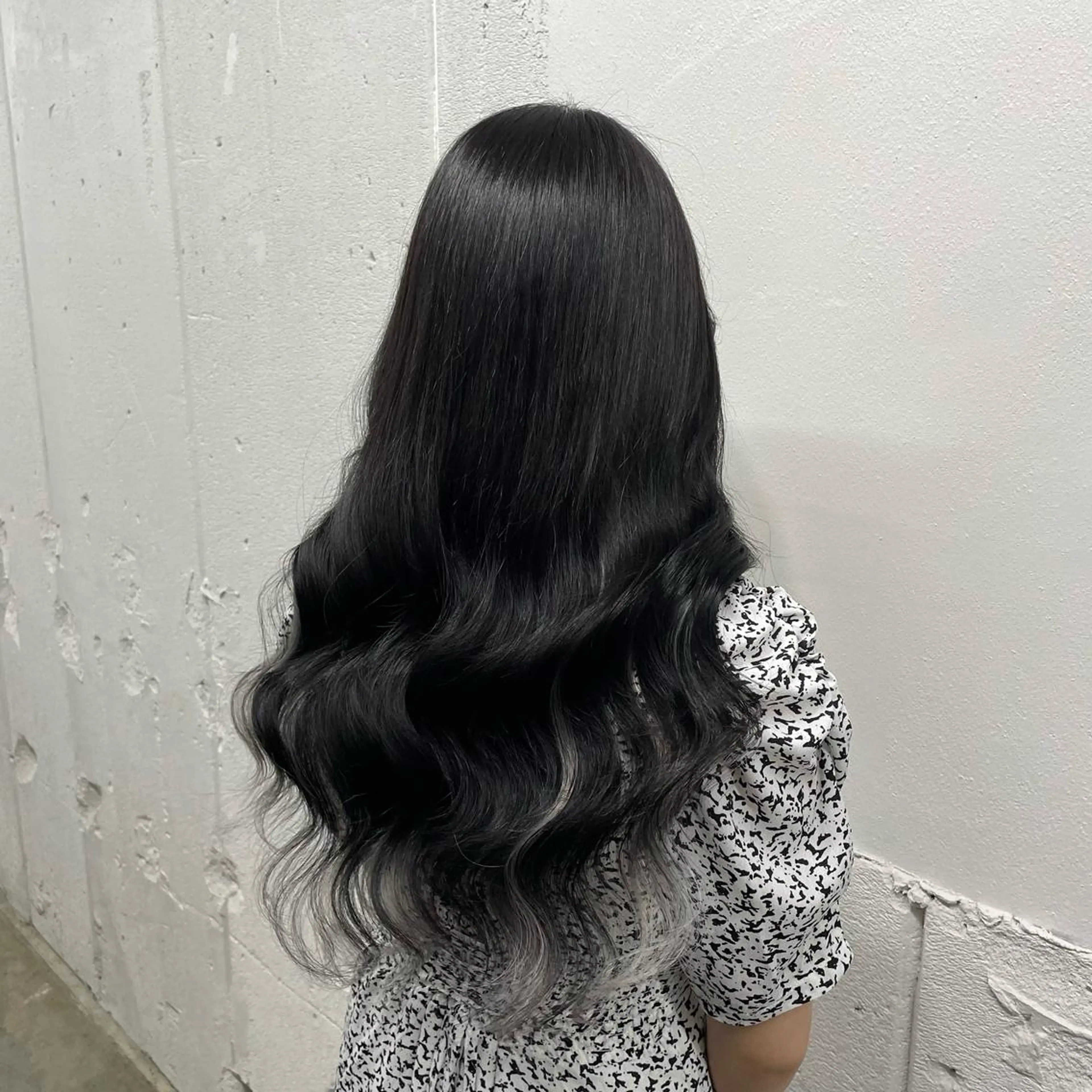 ロング カラー シールエクステ バレイヤージュ ミストバング ダブルカラー  フェイスフレーミング ヘアカラー エクステ 🧡艶髪ちゅるん髪 🫧🧡YUKI❄️のヘアスタイル