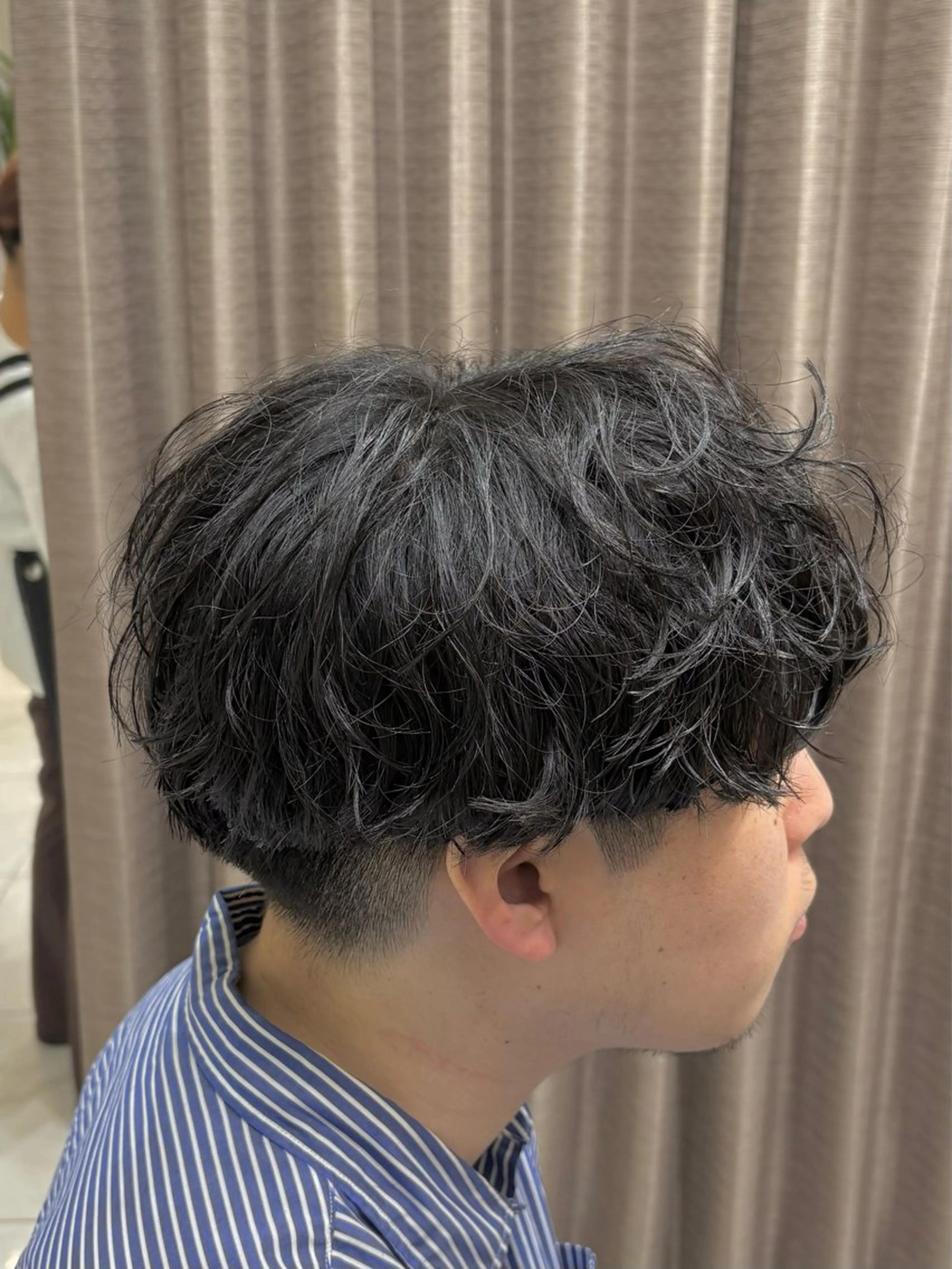 ショート パーマ メンズ カット パーマ GRANDEUR ryuのヘアスタイル