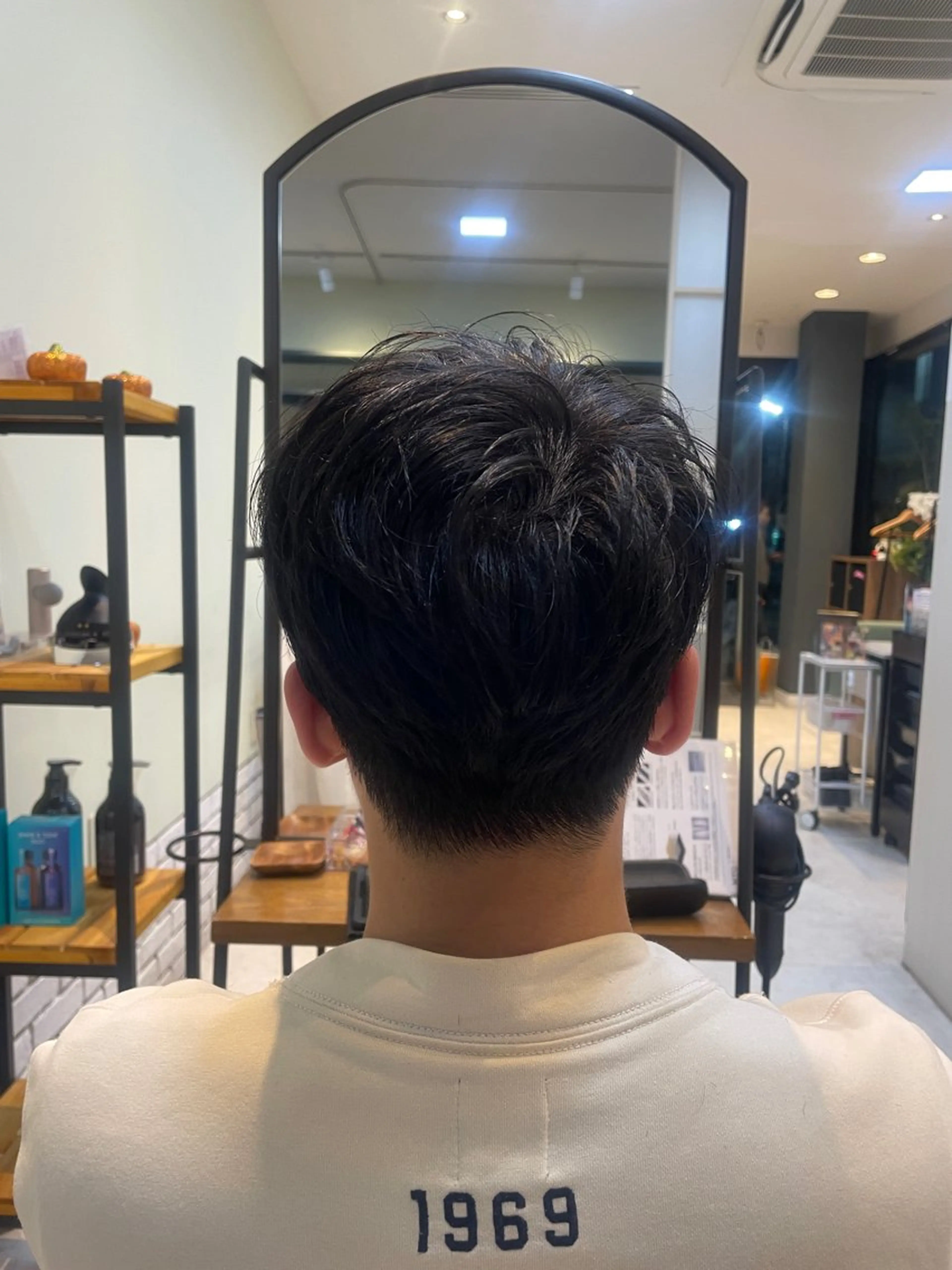 ショート メンズ wakana／ カット／ハイライトのヘアスタイル