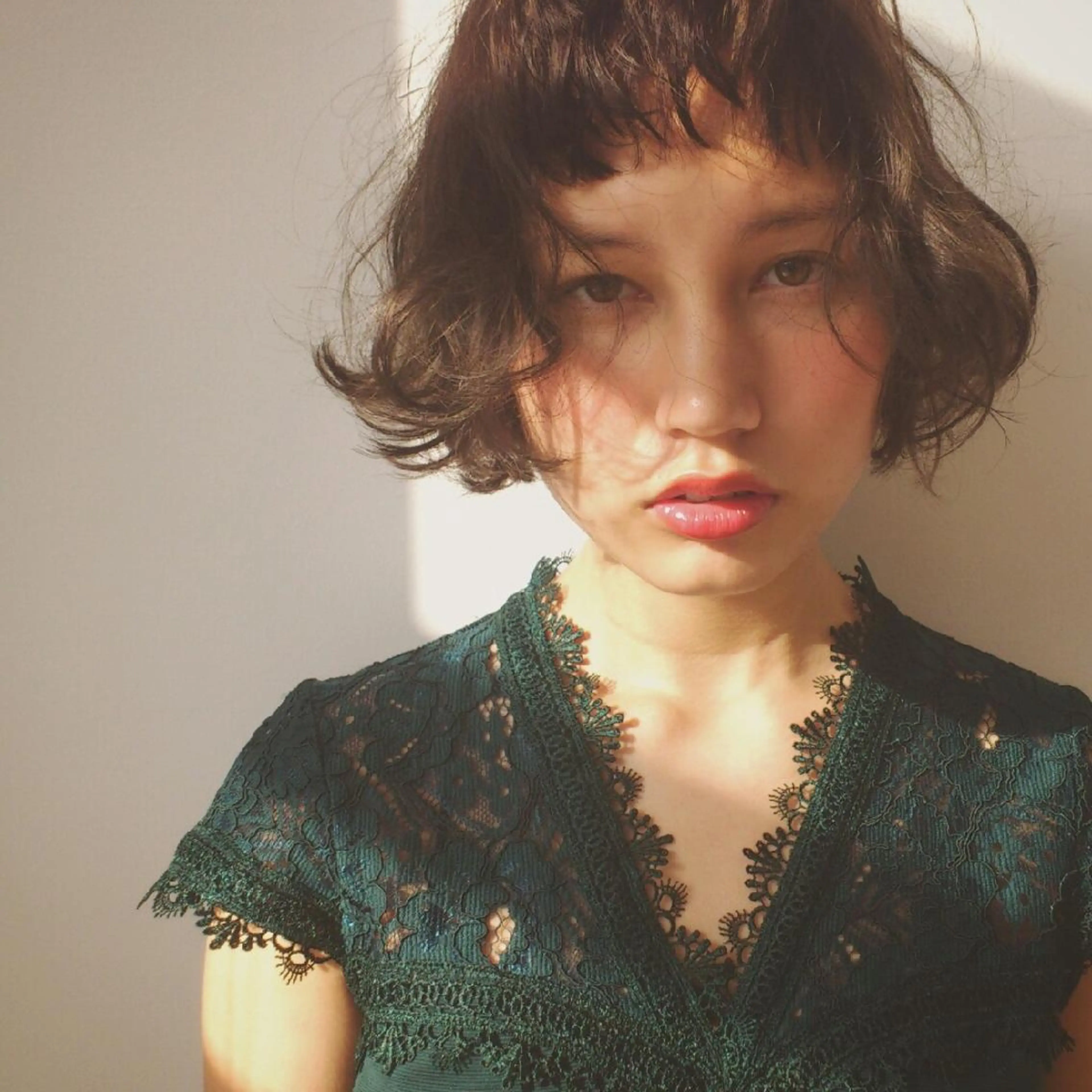 ショート ホリウチ ユキエのヘアスタイル