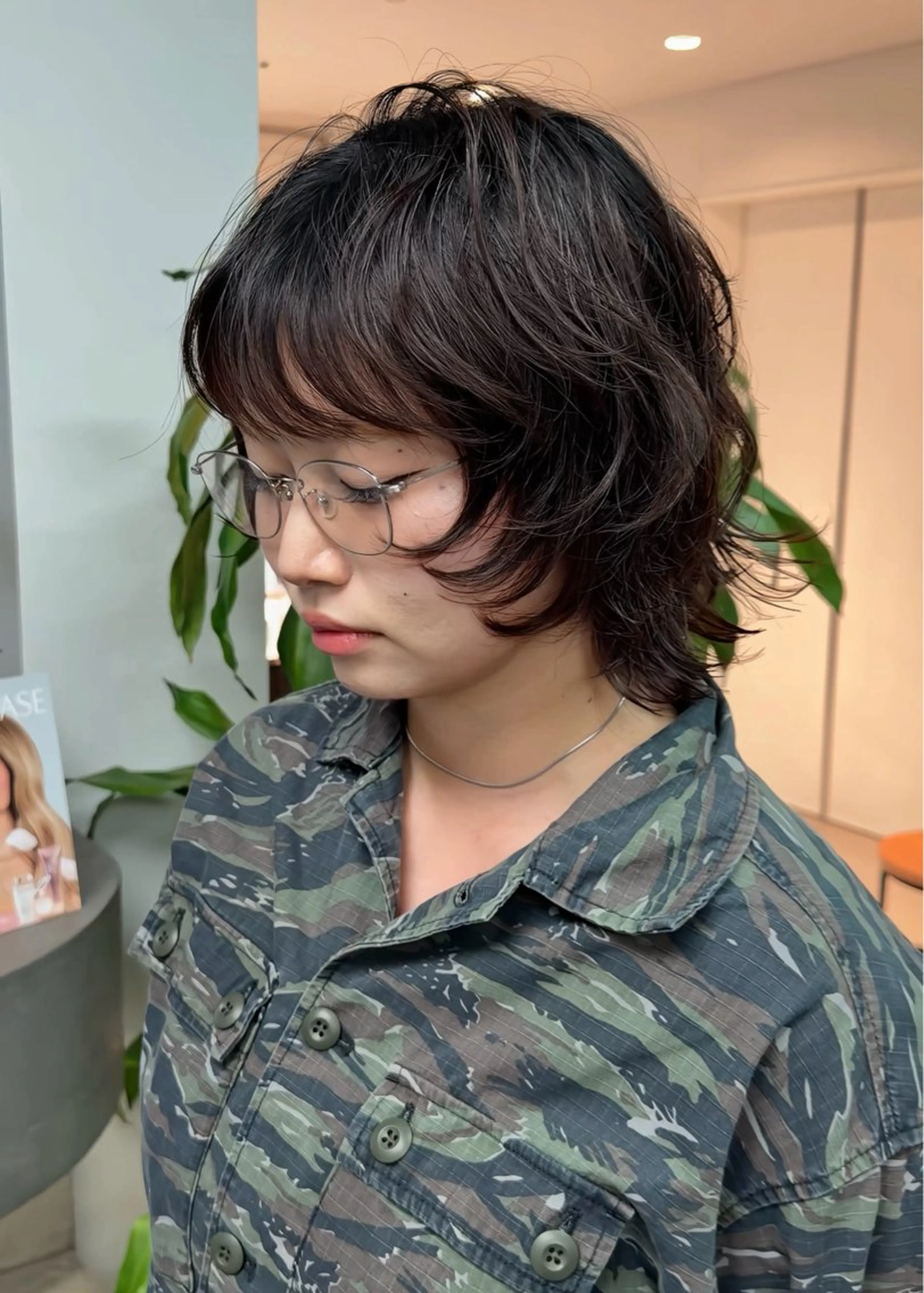 ミディアム パーマ ミディアムパーマ 小田 晃瑛のヘアスタイル