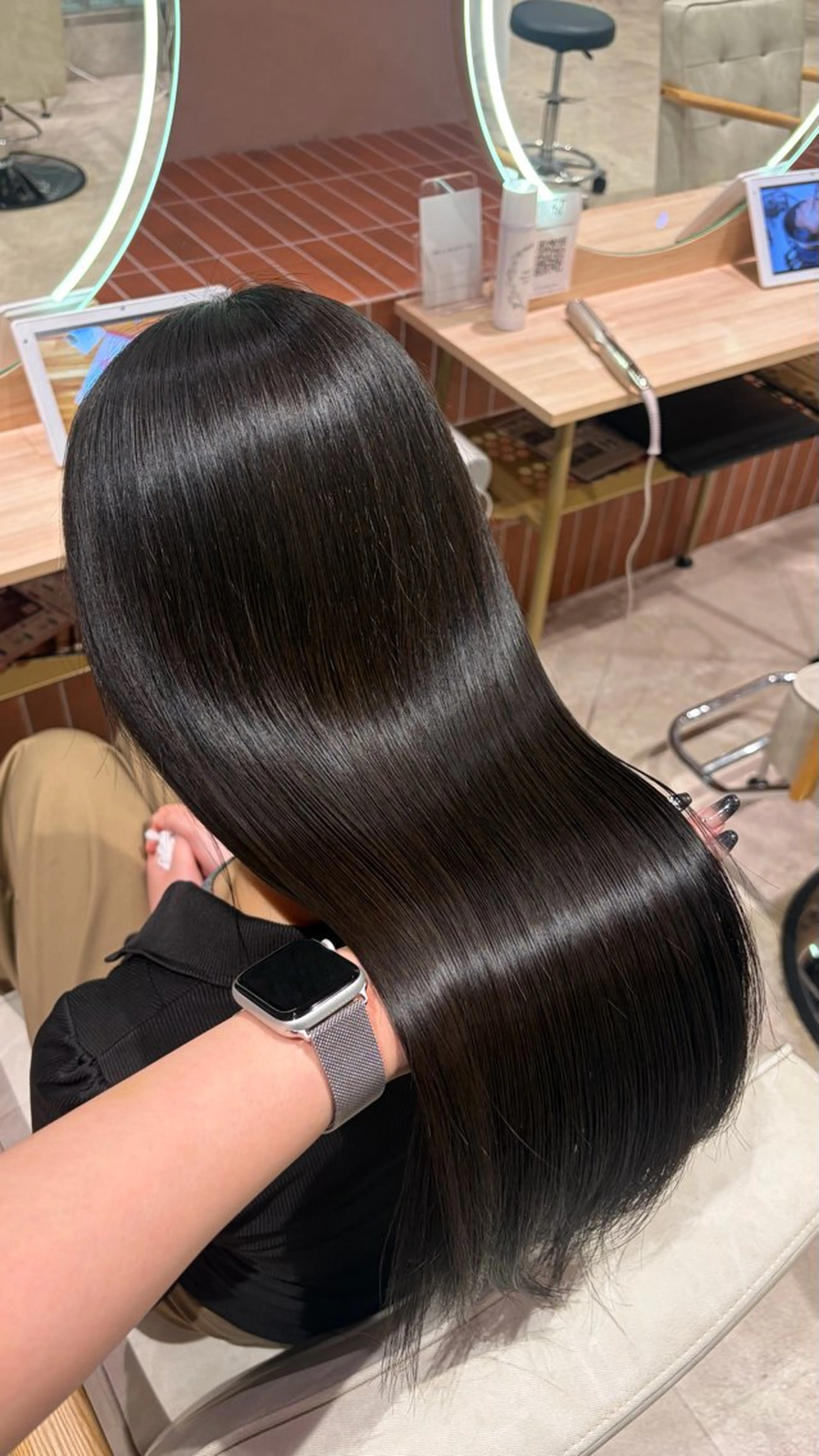 ロング カラー ヘアカラー トリートメント 🎀暖色カラー/ ハナ🎀のヘアスタイル