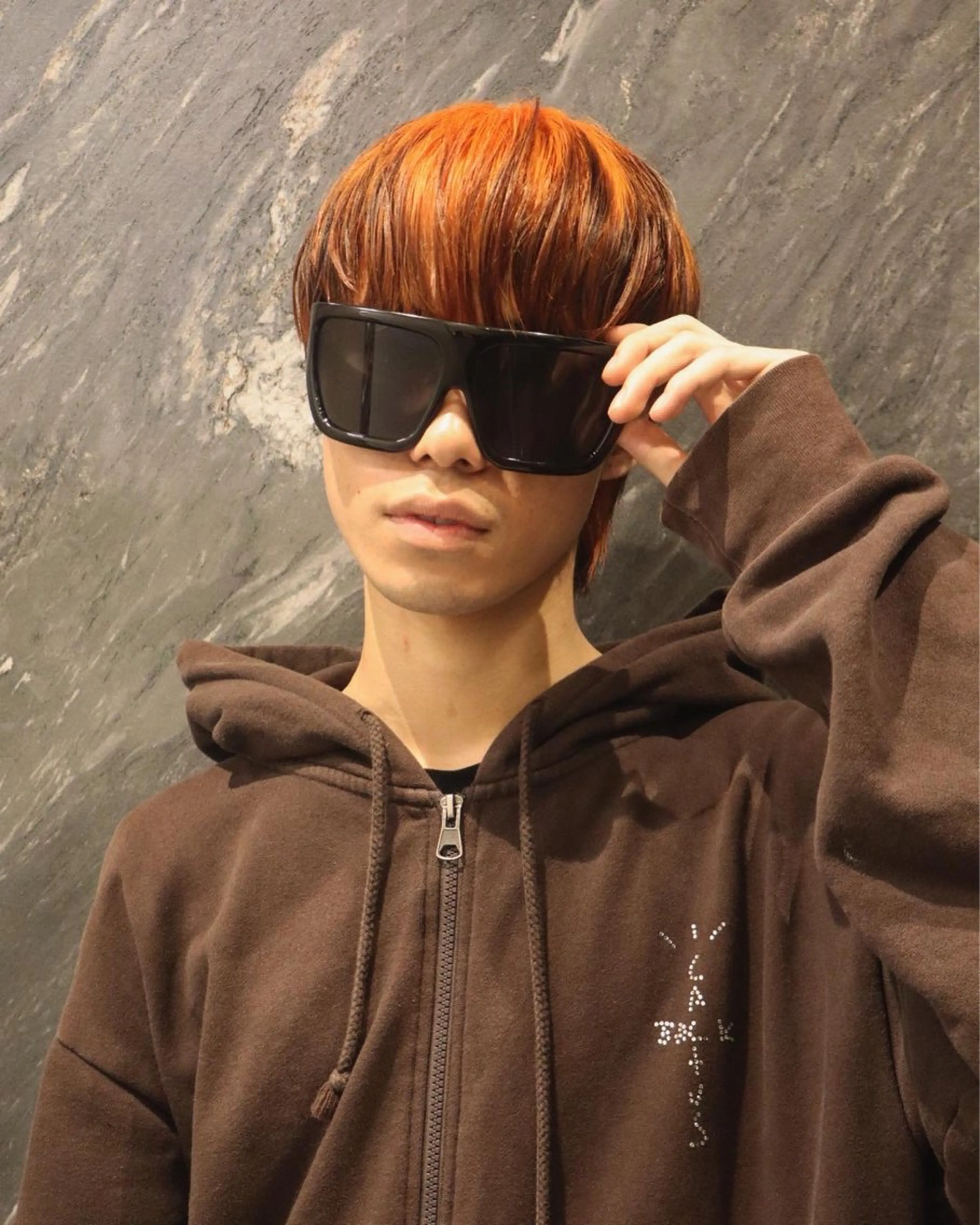 ショート カラー メンズ レイヤーカット /ハイトーンchaoのヘアスタイル