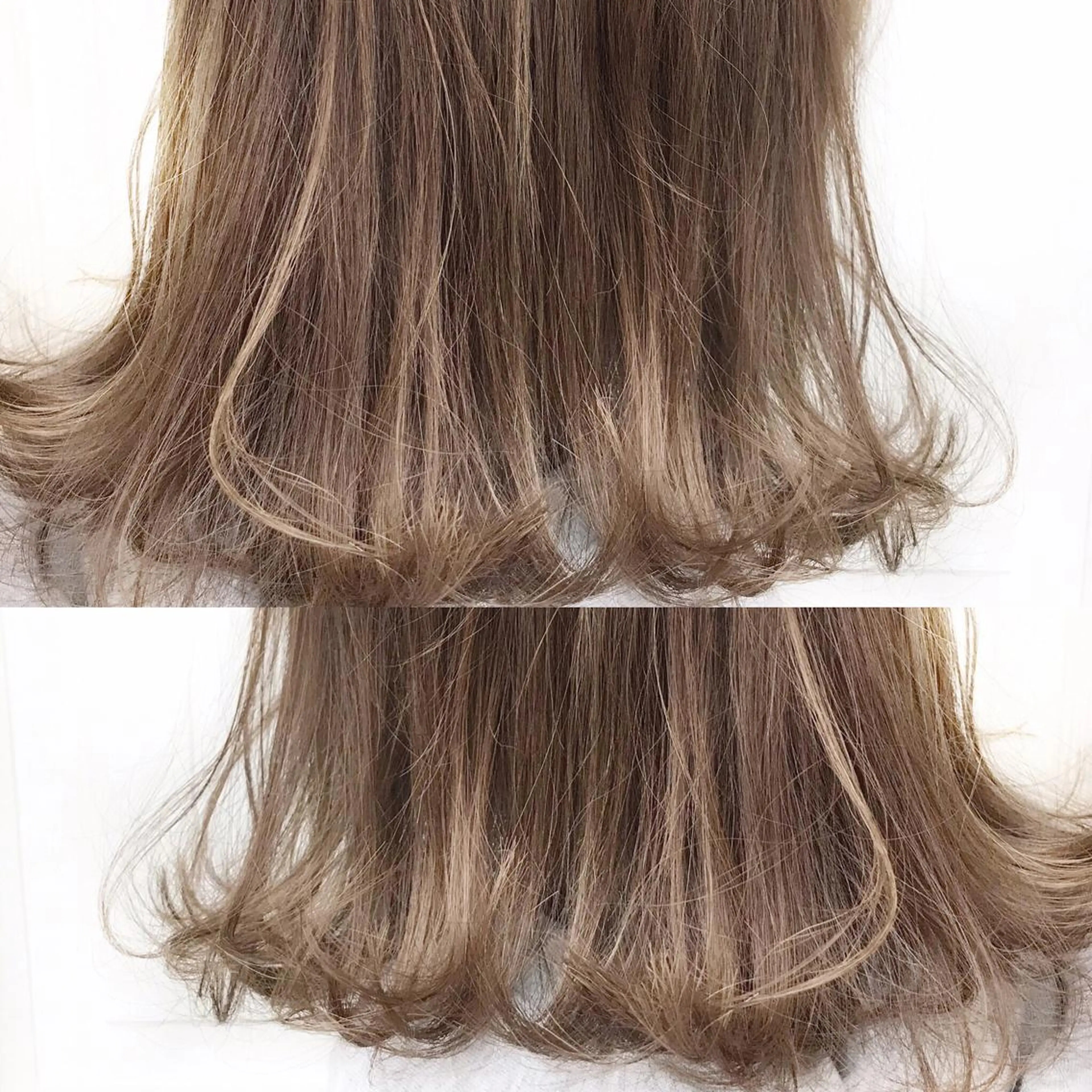 ミディアム カラー ベージュカラー ブリーチ ケアブリーチ イルミナカラー ミルクティーベージュ fhami 店長 髪質改善　DAITOのヘアスタイル