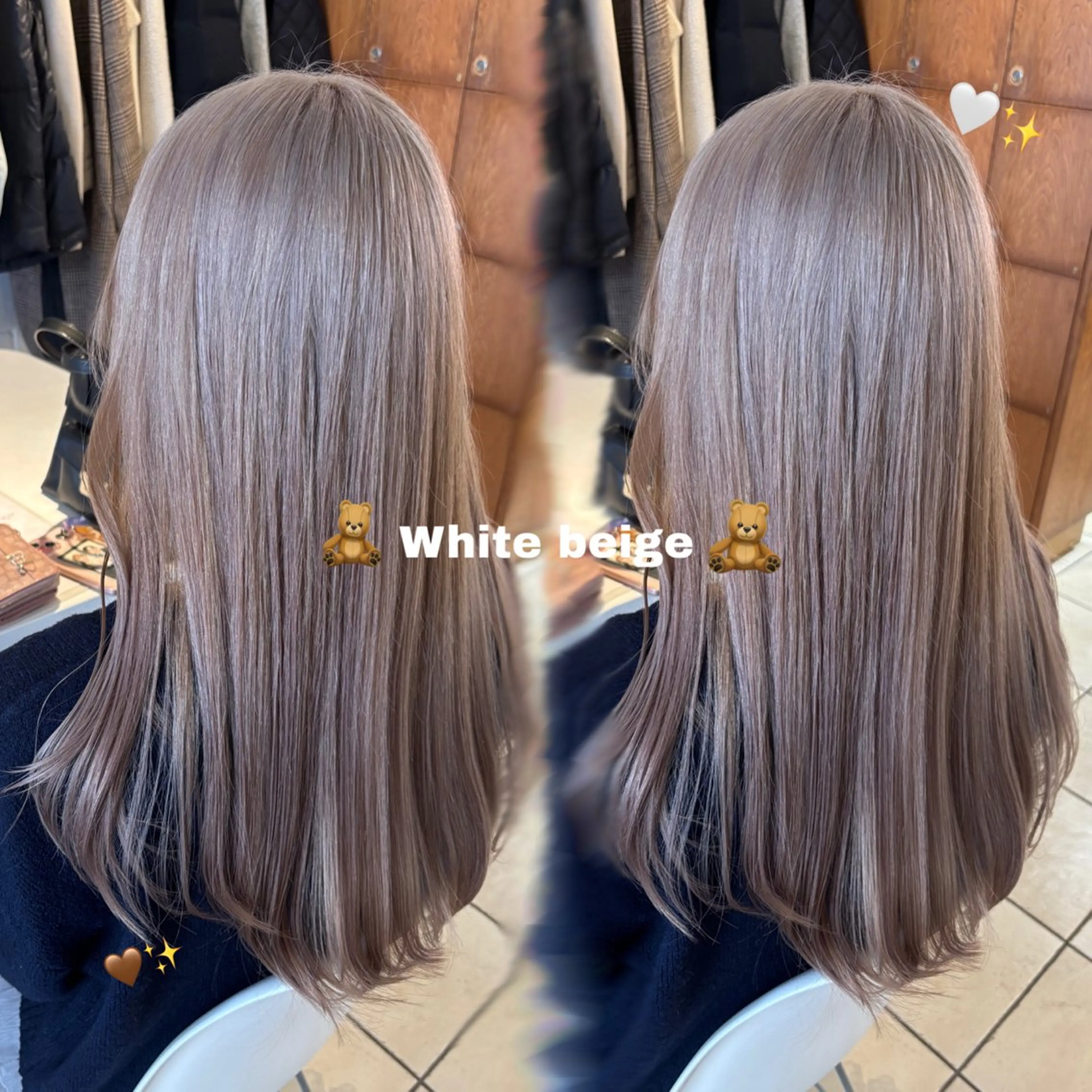 セミロング ⭐️ダブルカラー⭐️ ｼｭﾝ⭐️のヘアスタイル