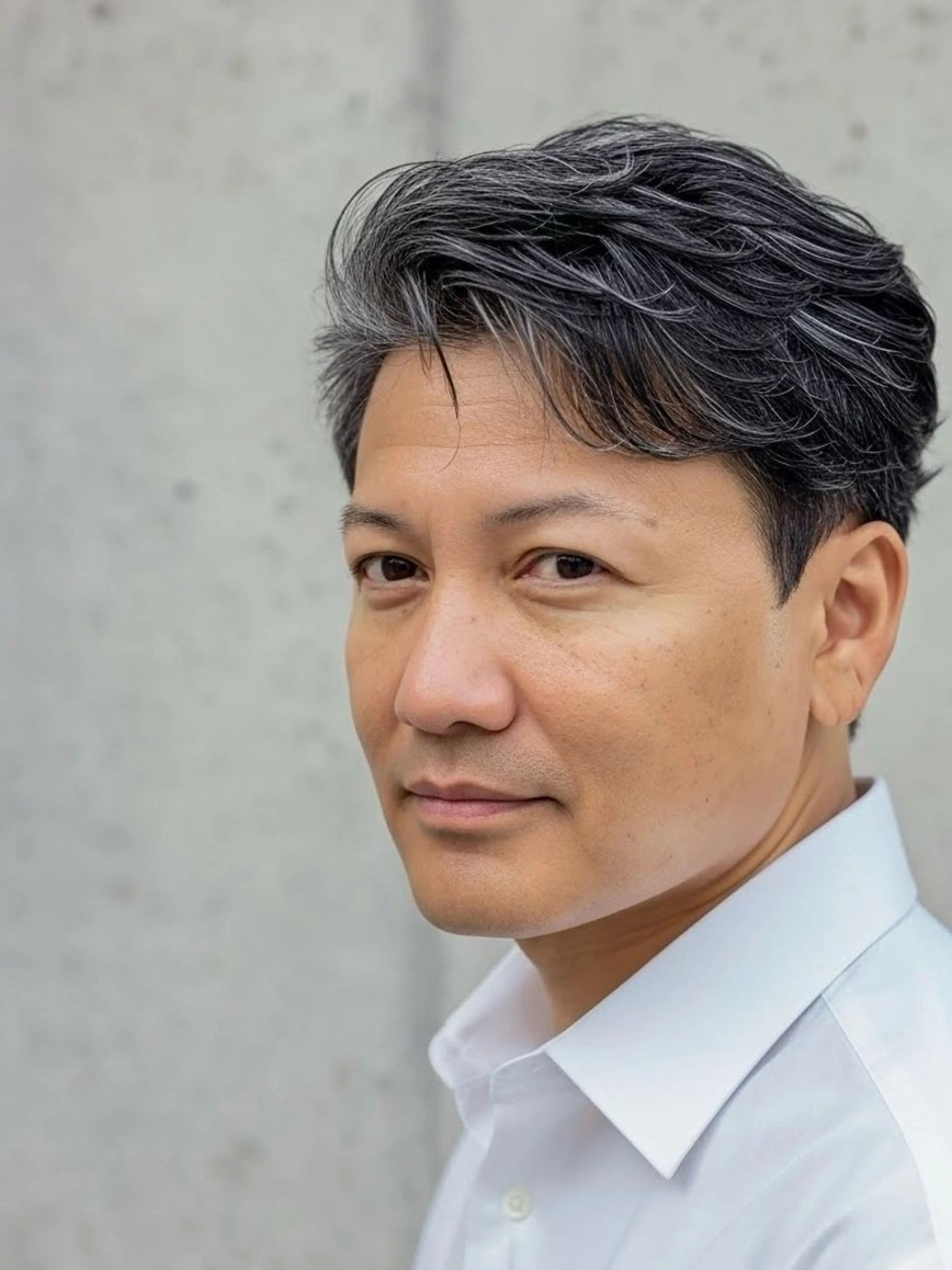 ミディアム パーマ メンズ ミディアムパーマ ビジネス メンズパーマ ニュアンスパーマ カット パーマ トリートメント 🔮メンズ縮毛矯正 メンズパーマ💎竹永のヘアスタイル