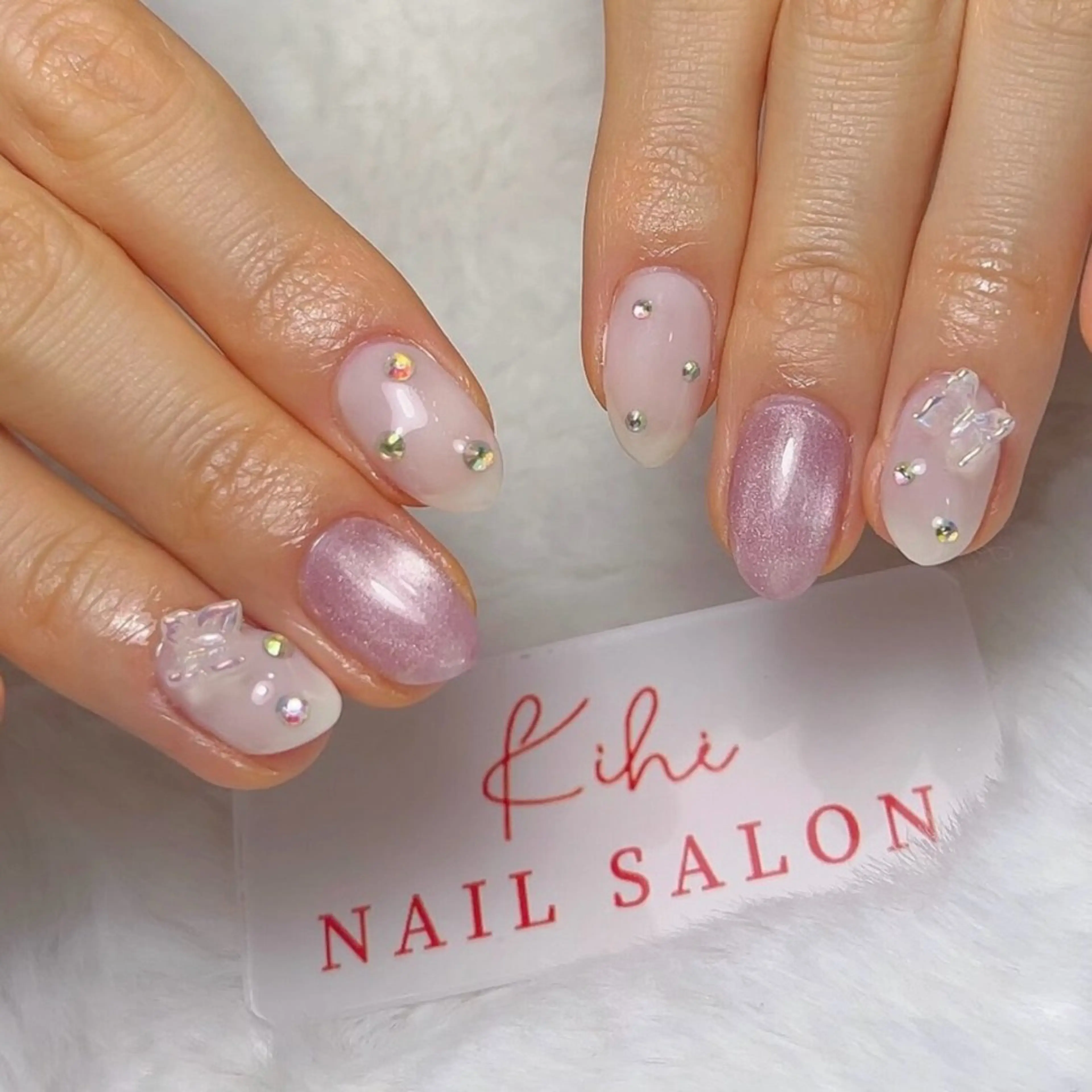 ネイル アートネイル フレンチネイル ジェルネイル グラデーション 韓国ネイル ハンドネイル 久保田 マリコのネイルデザイン