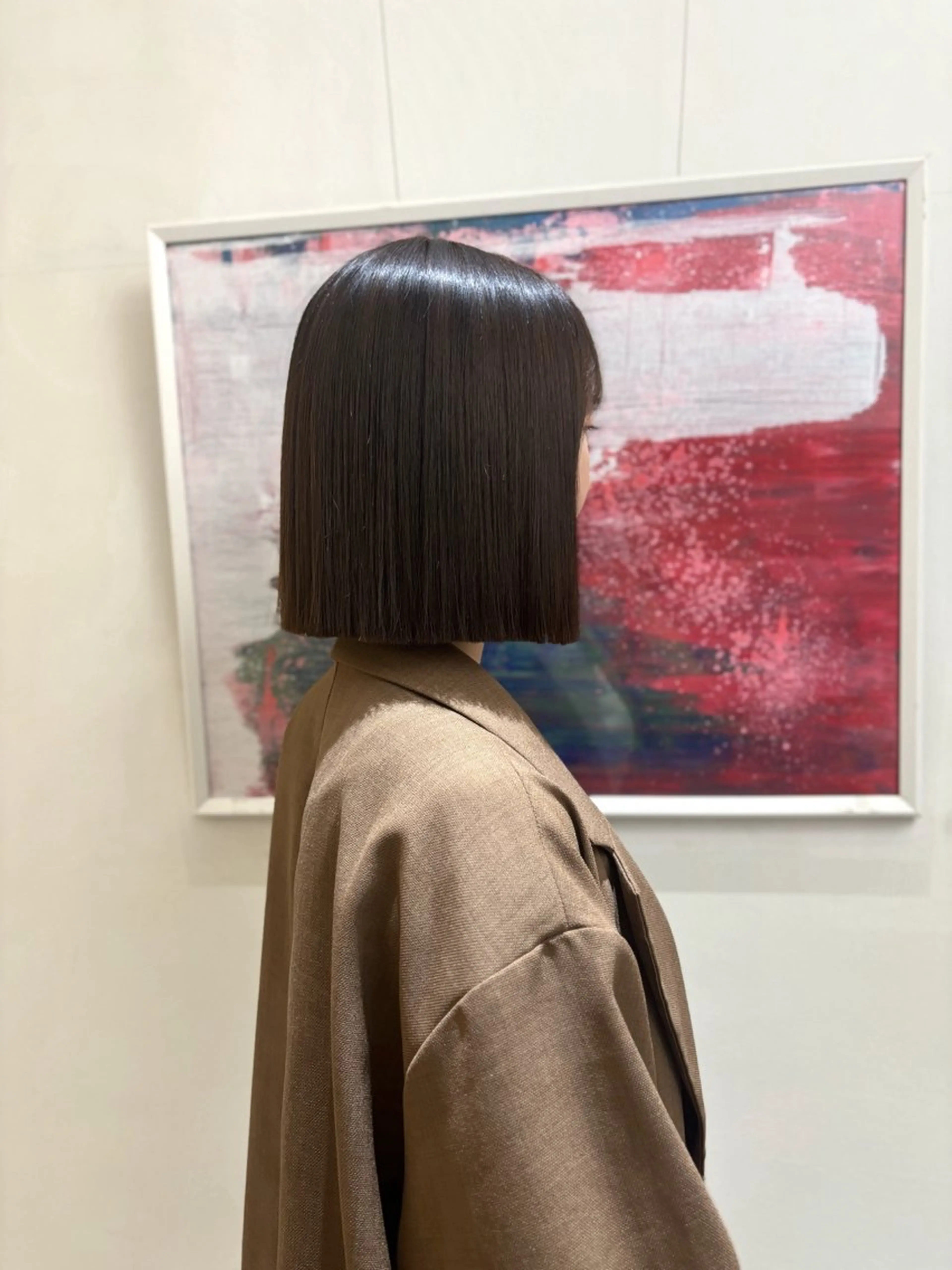 ショート ボブ asuka/似合わせ /レイヤー/暖色のヘアスタイル