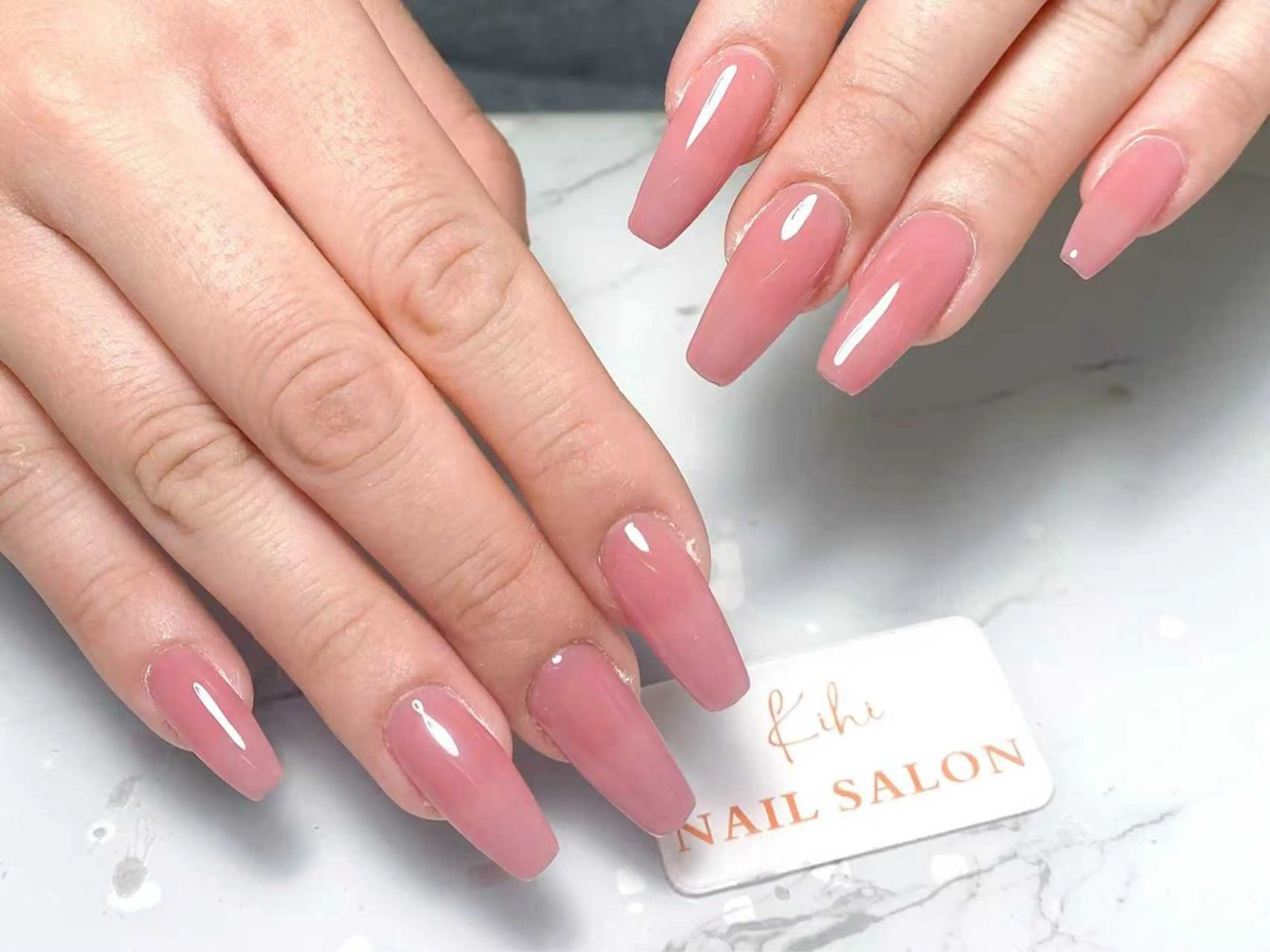 ネイル アートネイル フレンチネイル ジェルネイル グラデーション 韓国ネイル ハンドネイル ハンドケア さくら💮💮 【オフ無料】のネイルデザイン