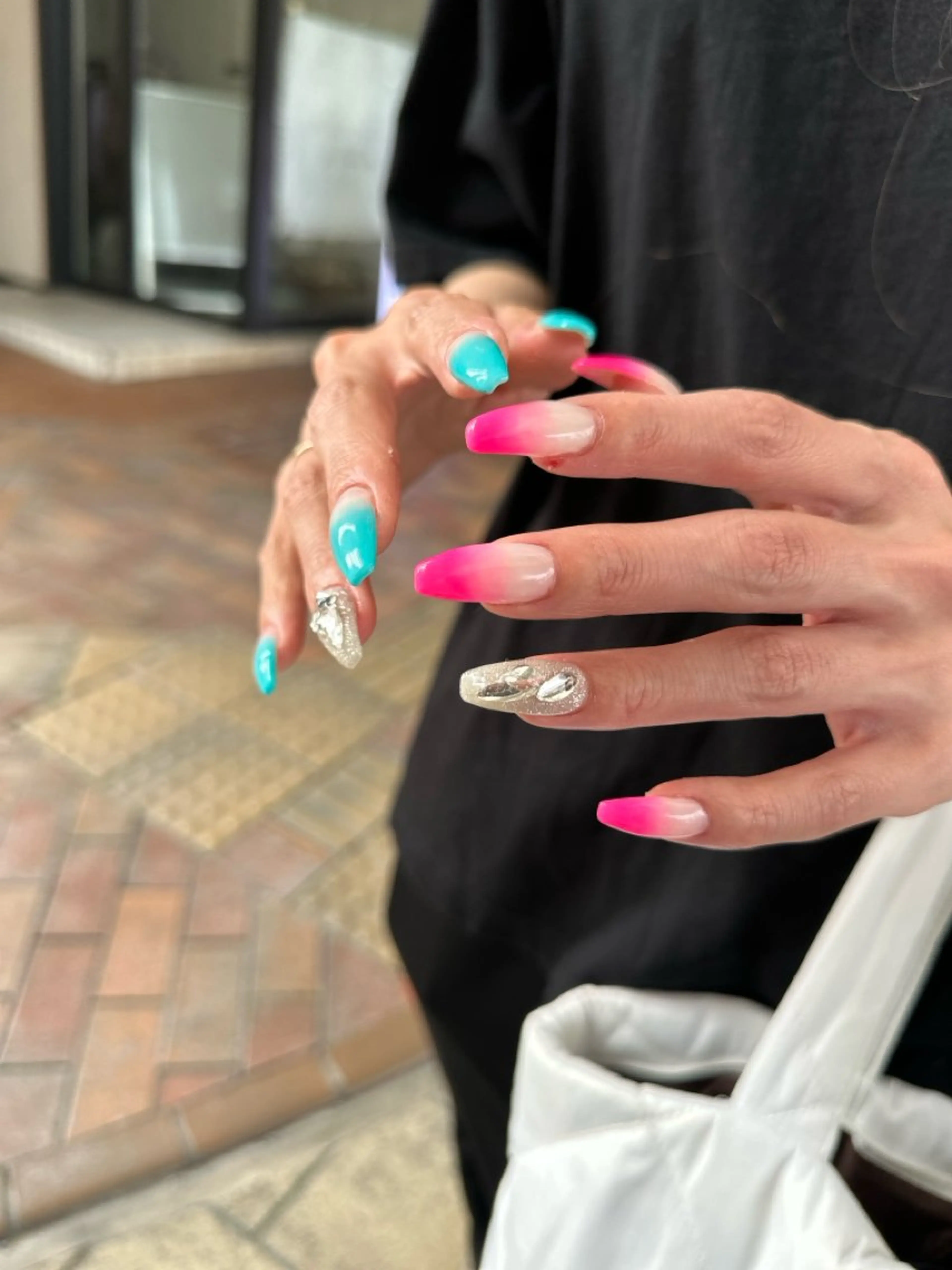 ネイル グラデーション ワンカラーネイル nailsalon ∞ ﾐｶﾅﾙ ∞のネイルデザイン