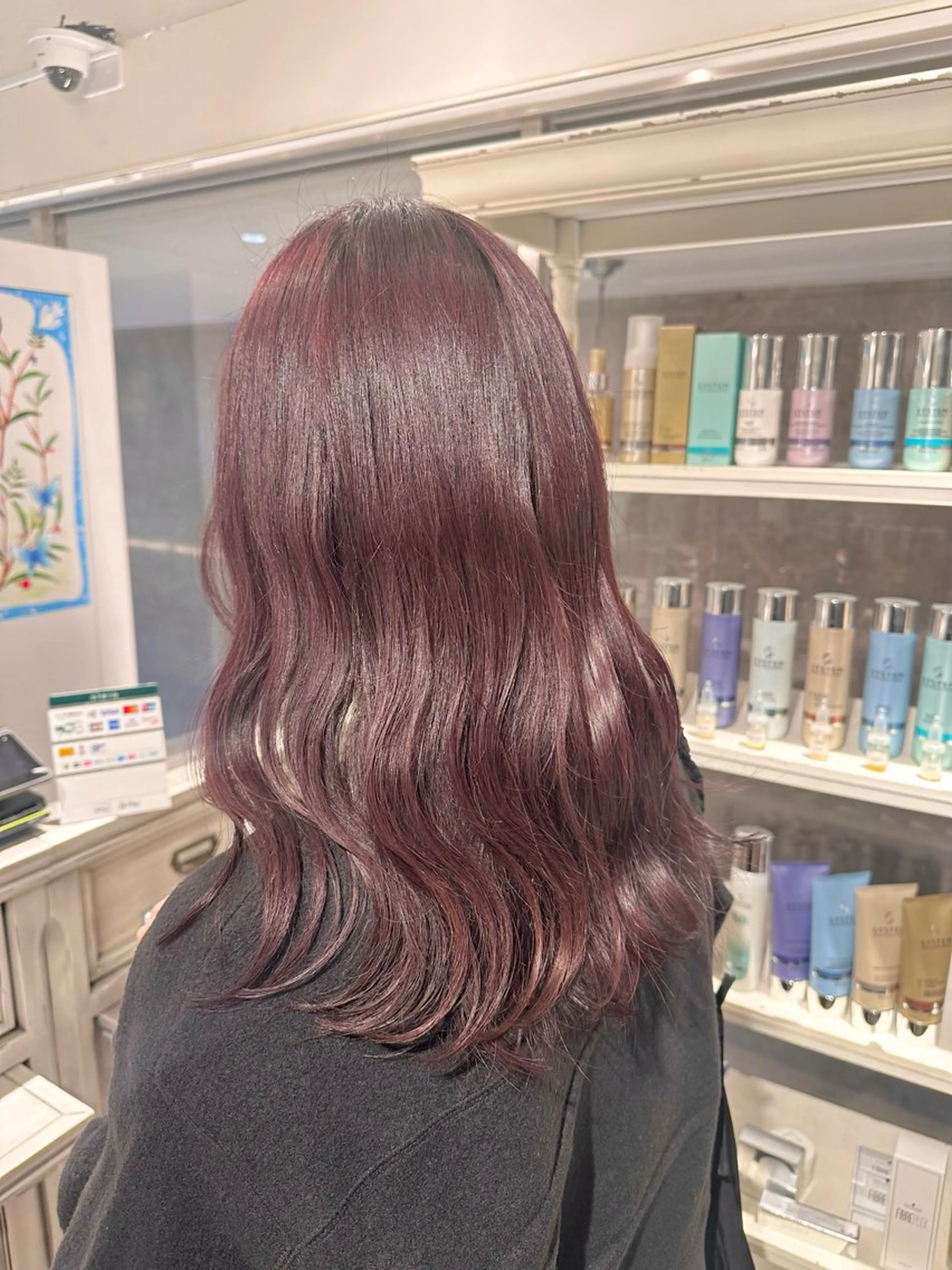 ロング カラー パープルカラー カット ヘアカラー 透明感/レイヤー/ 姫カット Fukuのヘアスタイル