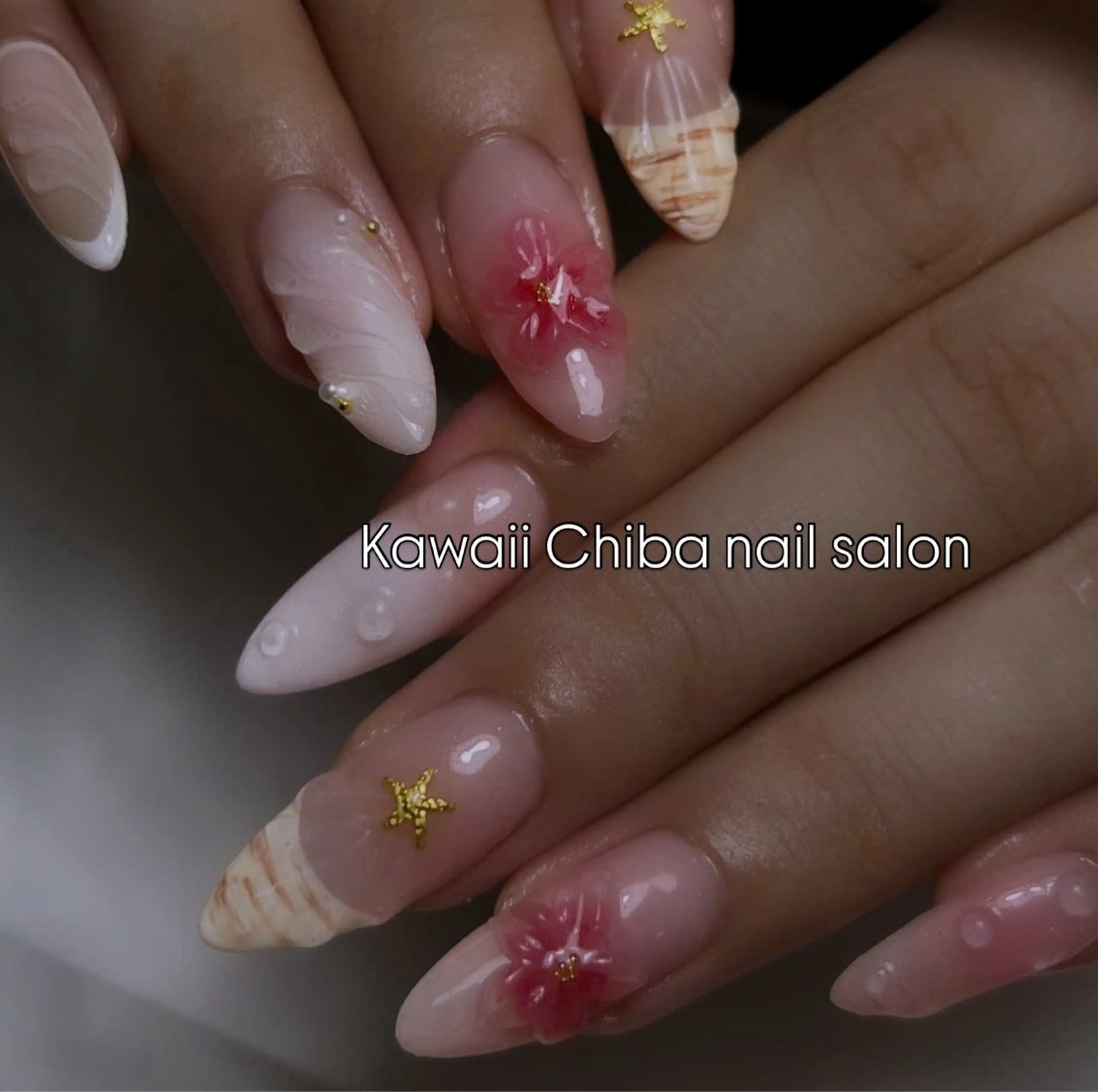 ネイル ハンドネイル ハンドケア Kawaii ChibaNailのネイルデザイン