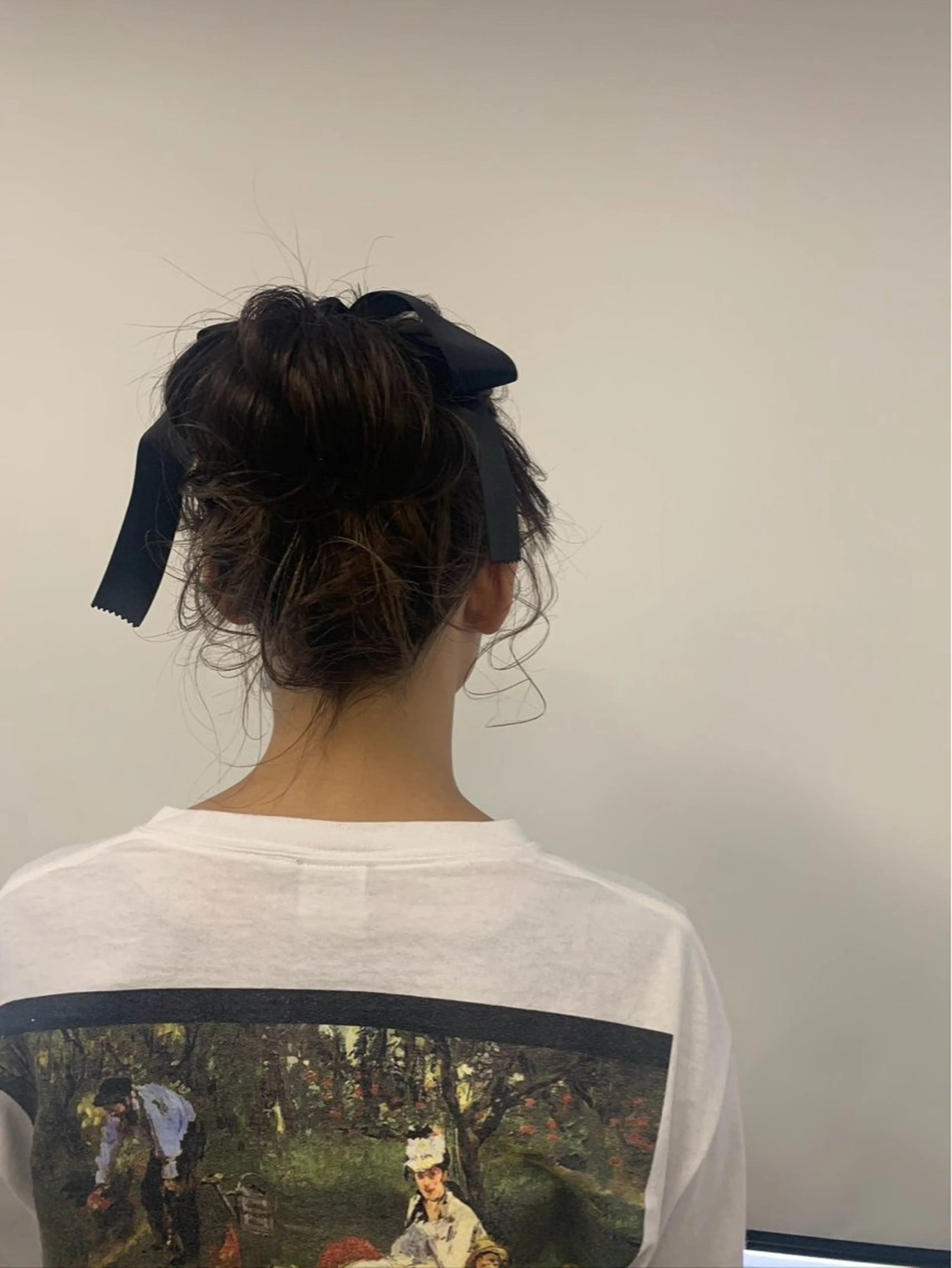 ヘアアレンジ ヘアセット 透明感カラー♡はるか 髪質改善ボブレイヤーのヘアスタイル