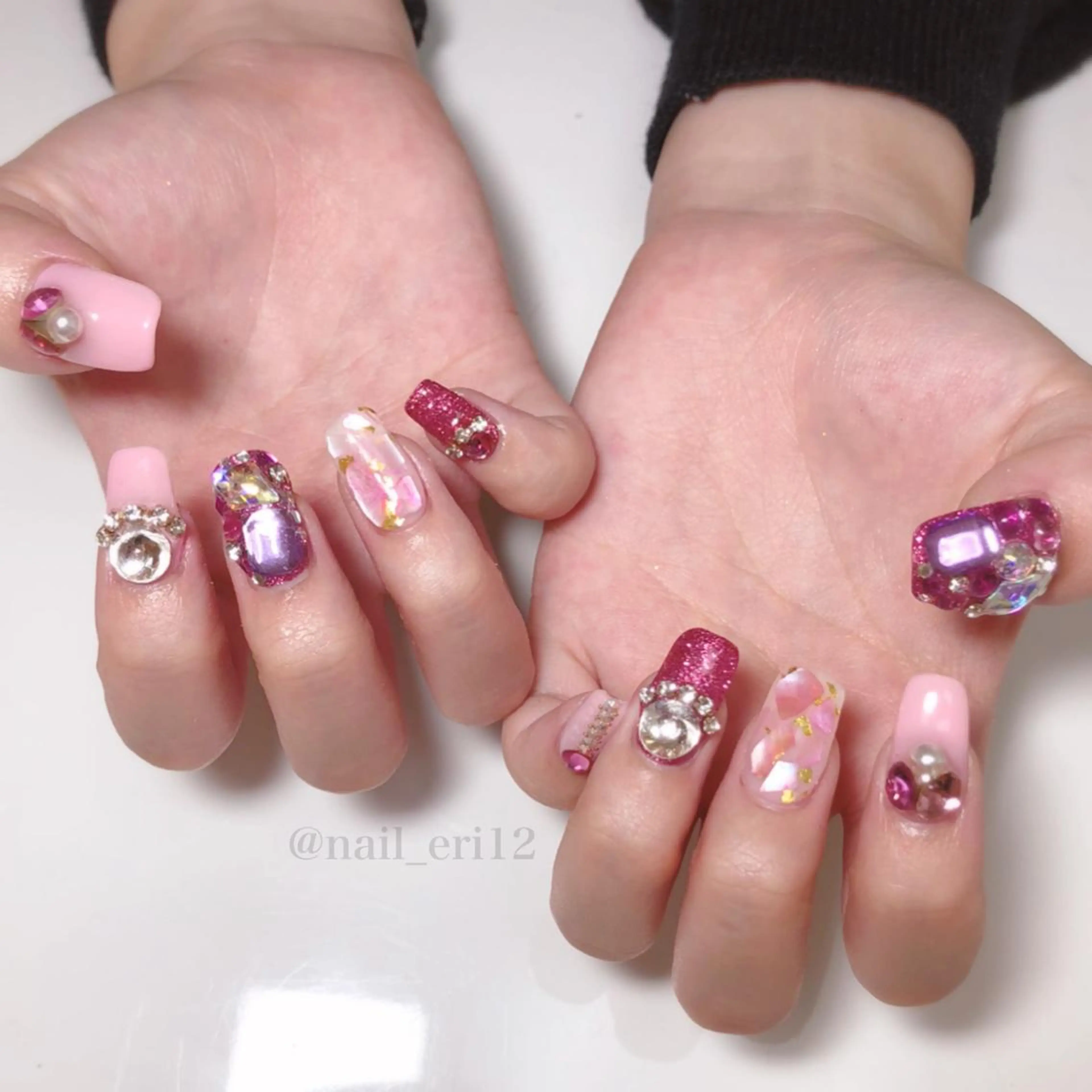 ショート ネイル nail salon &e eriのネイルデザイン