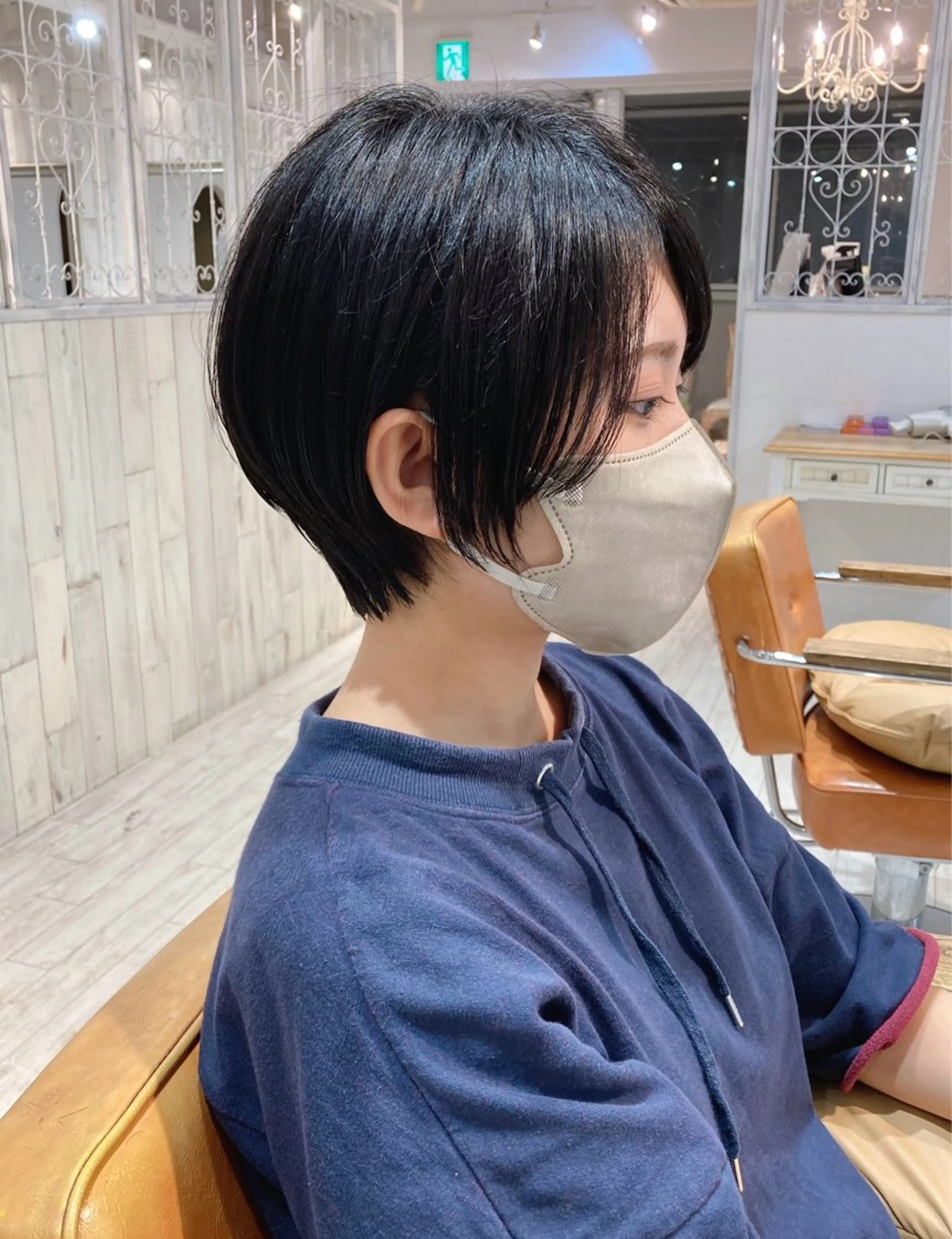 ショート ボブ くびれヘア ショートヘア レイヤー/メンズ 竹田凪儀のヘアスタイル