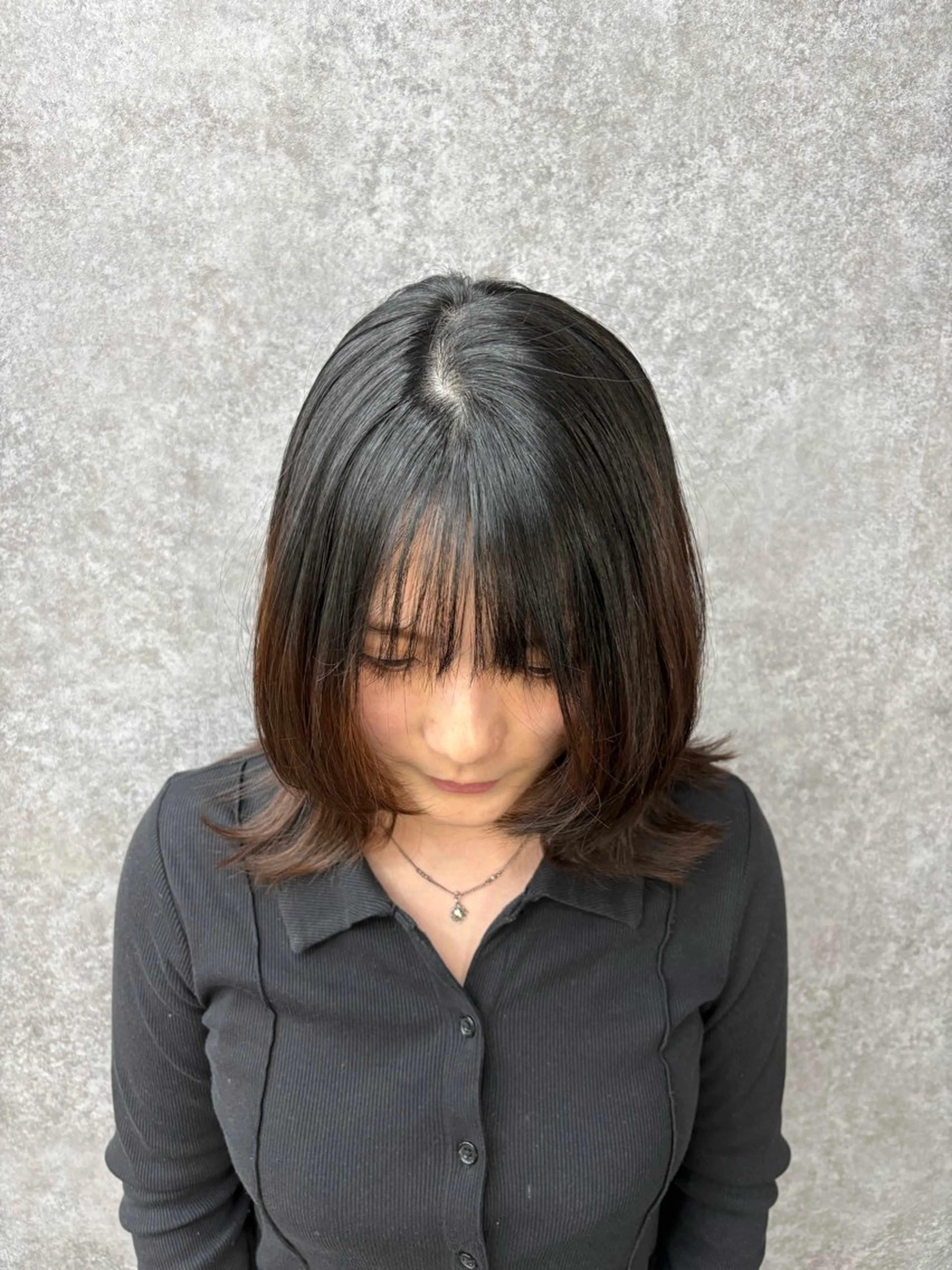 セミロング 【韓国系】 RIOのヘアスタイル