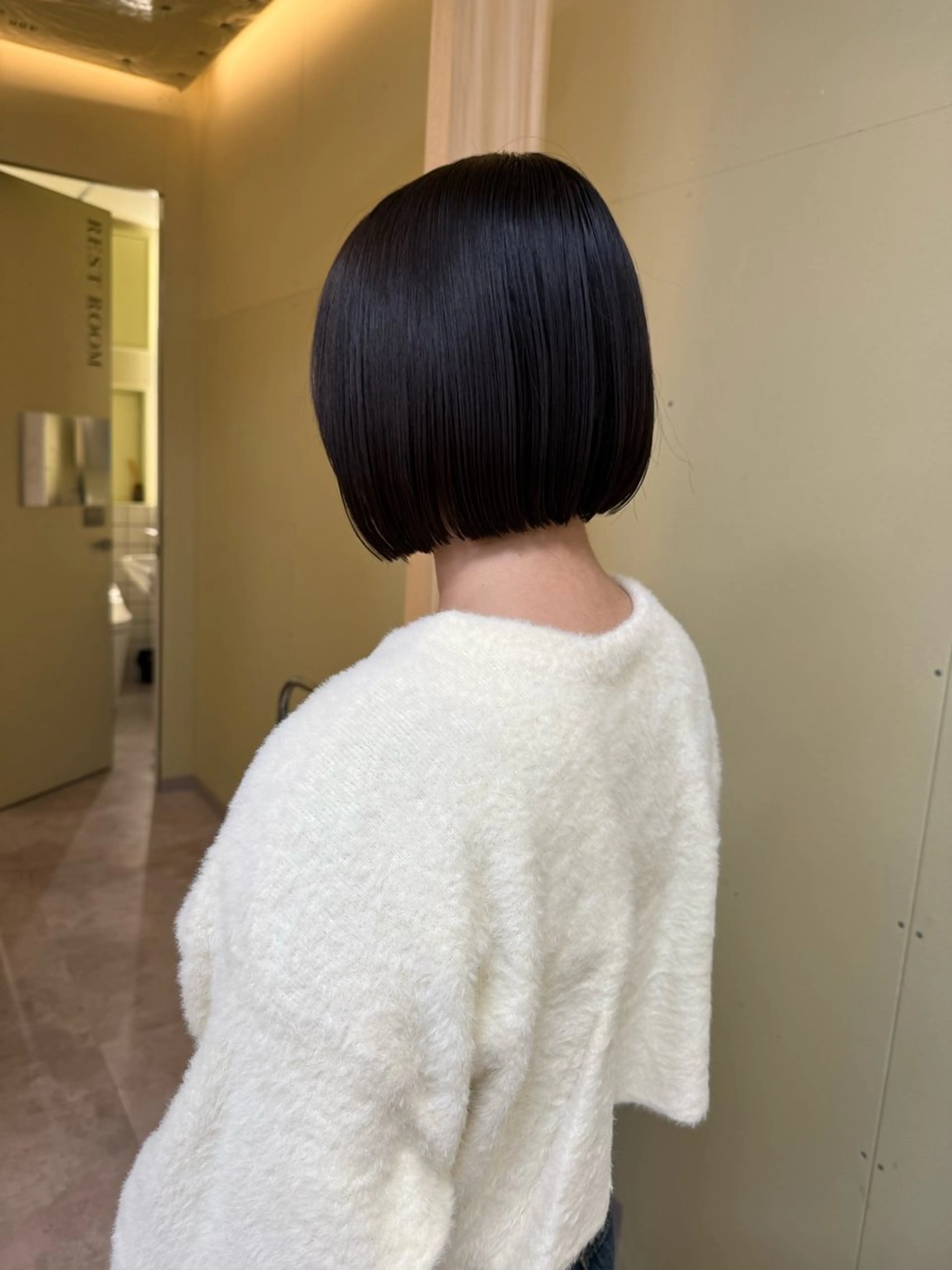 ショート カラー カット ヘアカラー トリートメント 伶風/ボブ/ ハッシュカットのヘアスタイル