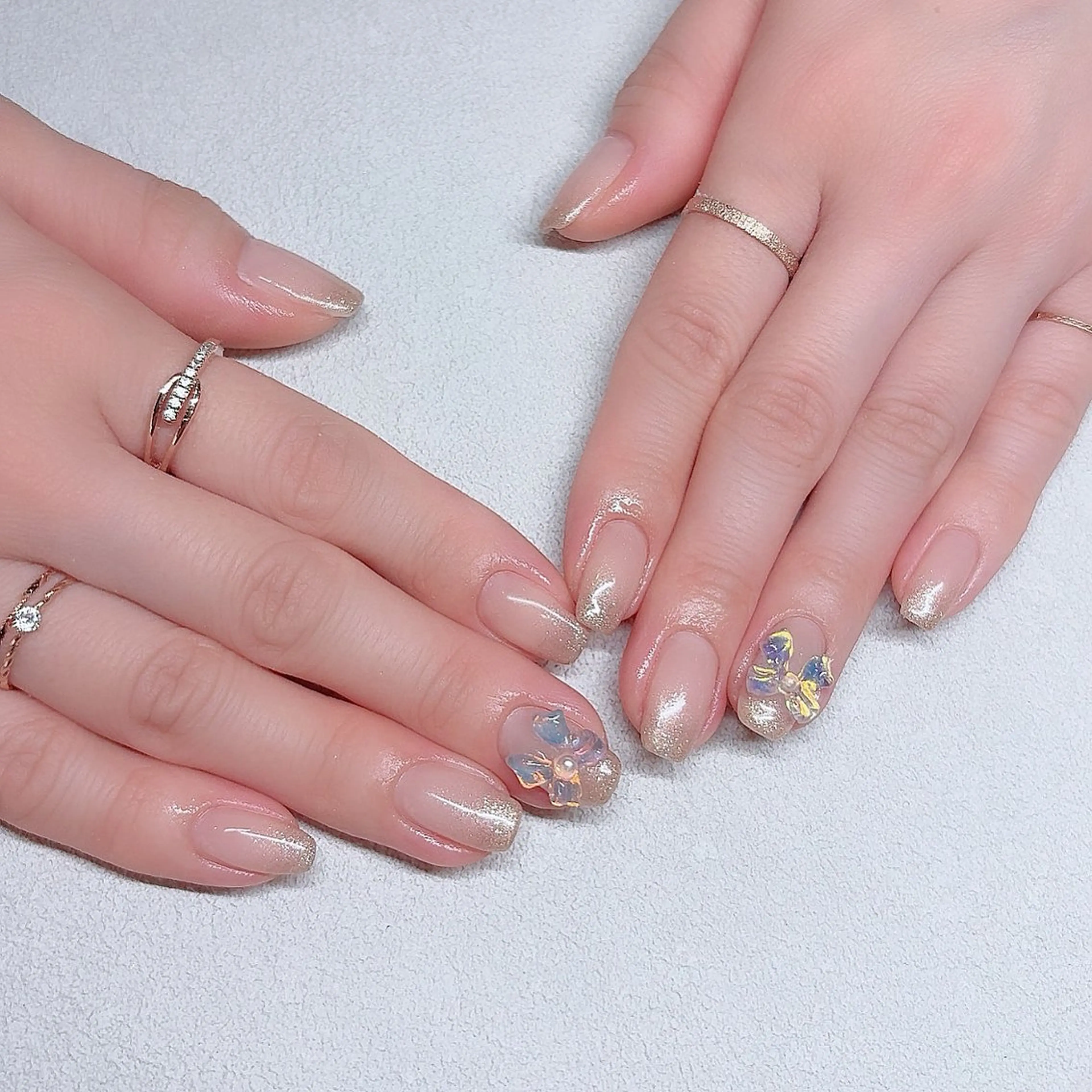 ネイル ハンドネイル 西大分S.Nail 𓏲⋆🪸.⋆⸜🫧のネイルデザイン