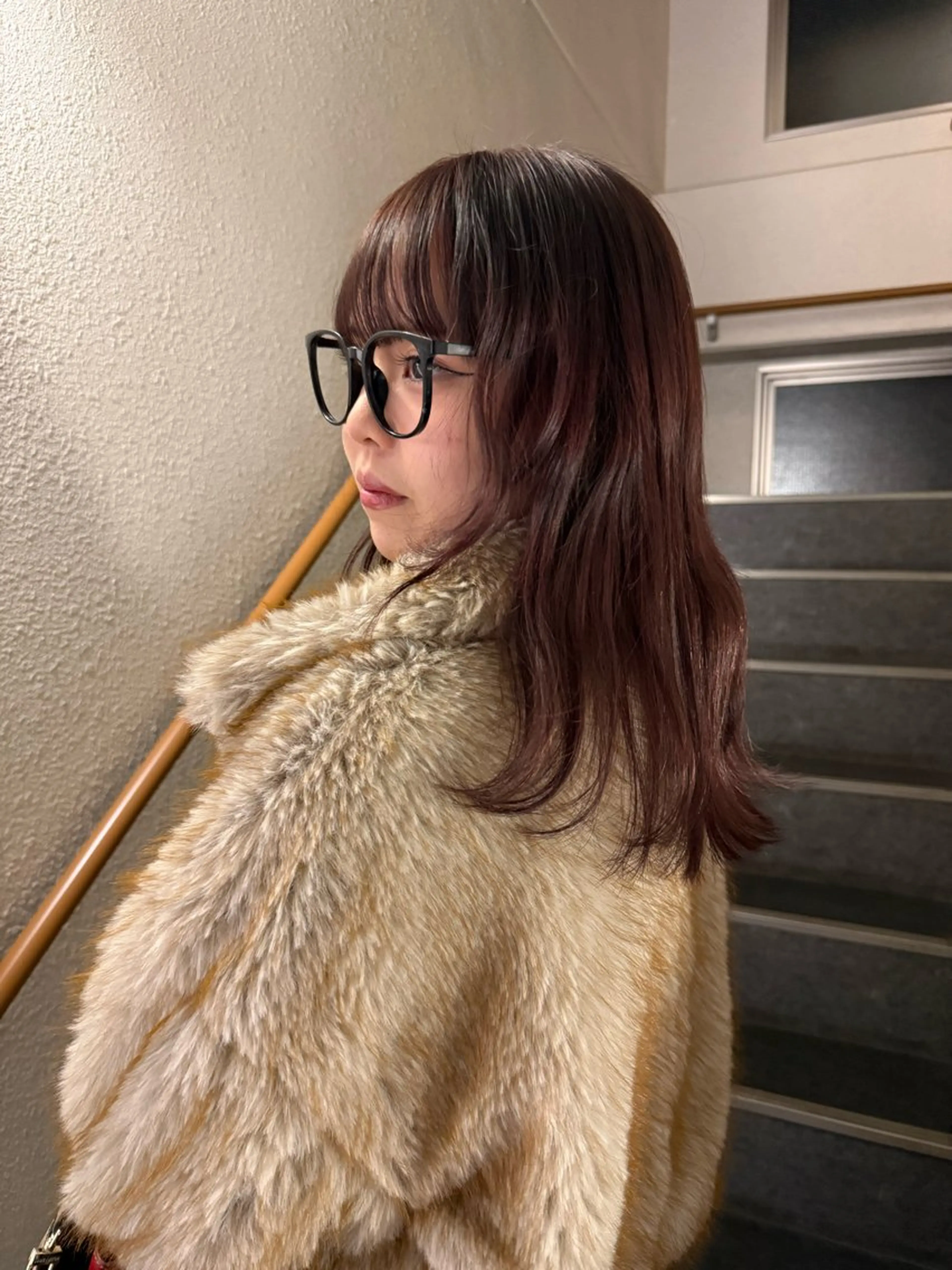 ミディアム ピンクブラウン ヘアカラー カラーモデル募集中 Rei🐈‍⬛/大宮のヘアスタイル