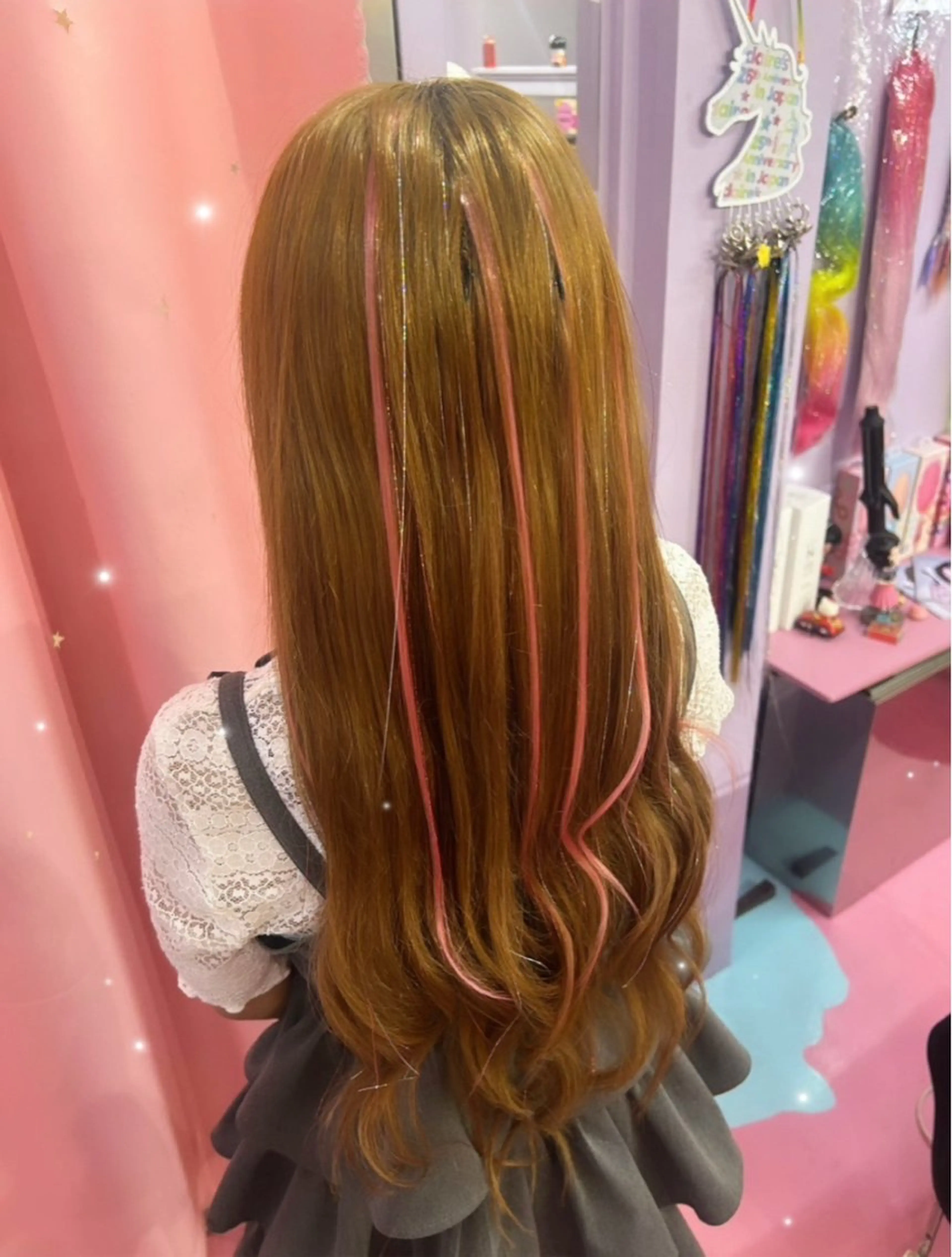 ♡👾安くエクステしたい方必見！🔮♡【馴染ませカット✂️＋編み込みエクステ40本▶︎￥9900】の写真