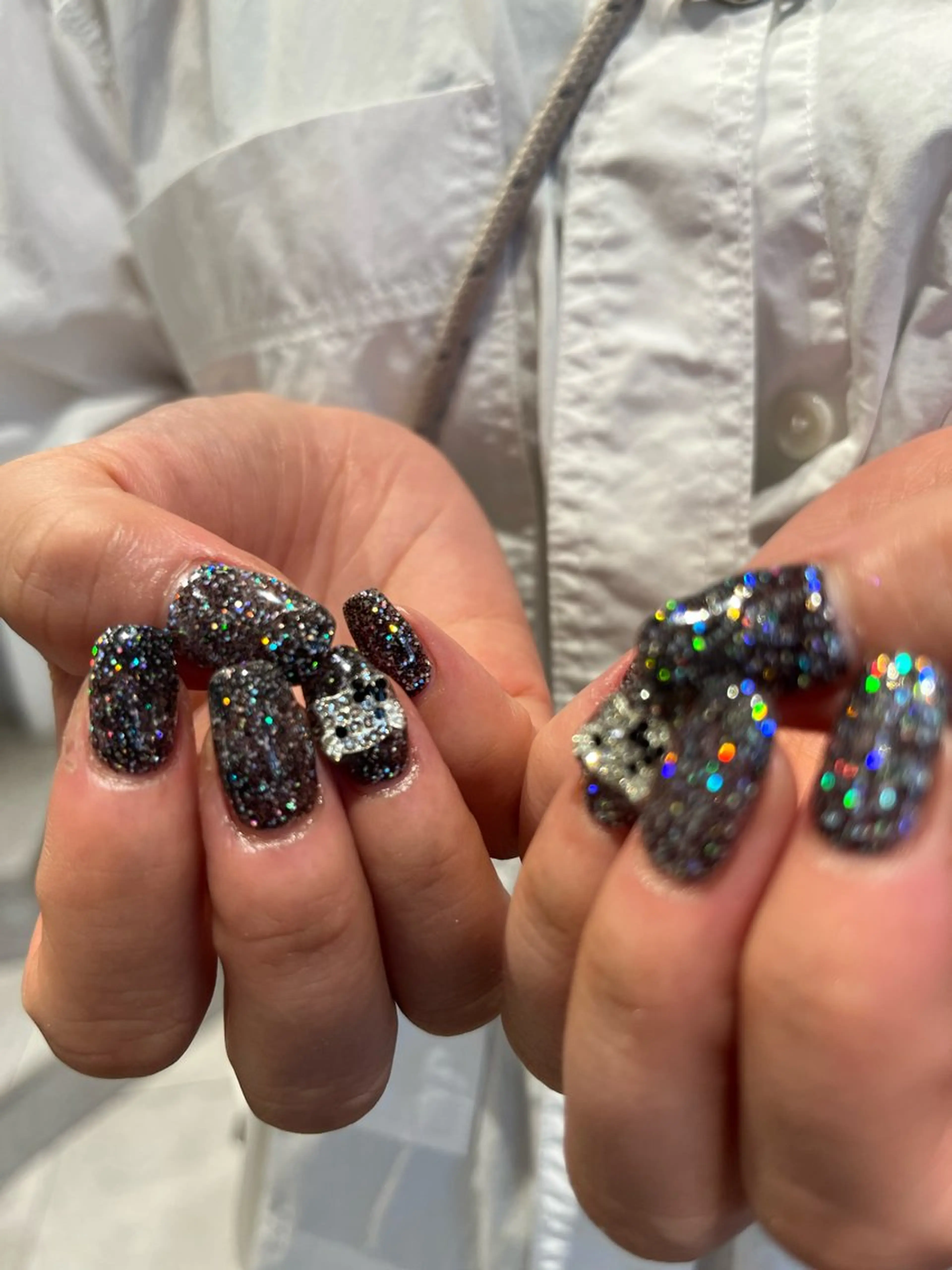 ショート カラー ネイル ワンカラーネイル ハイトーン特化 pepe🎀のヘアスタイル