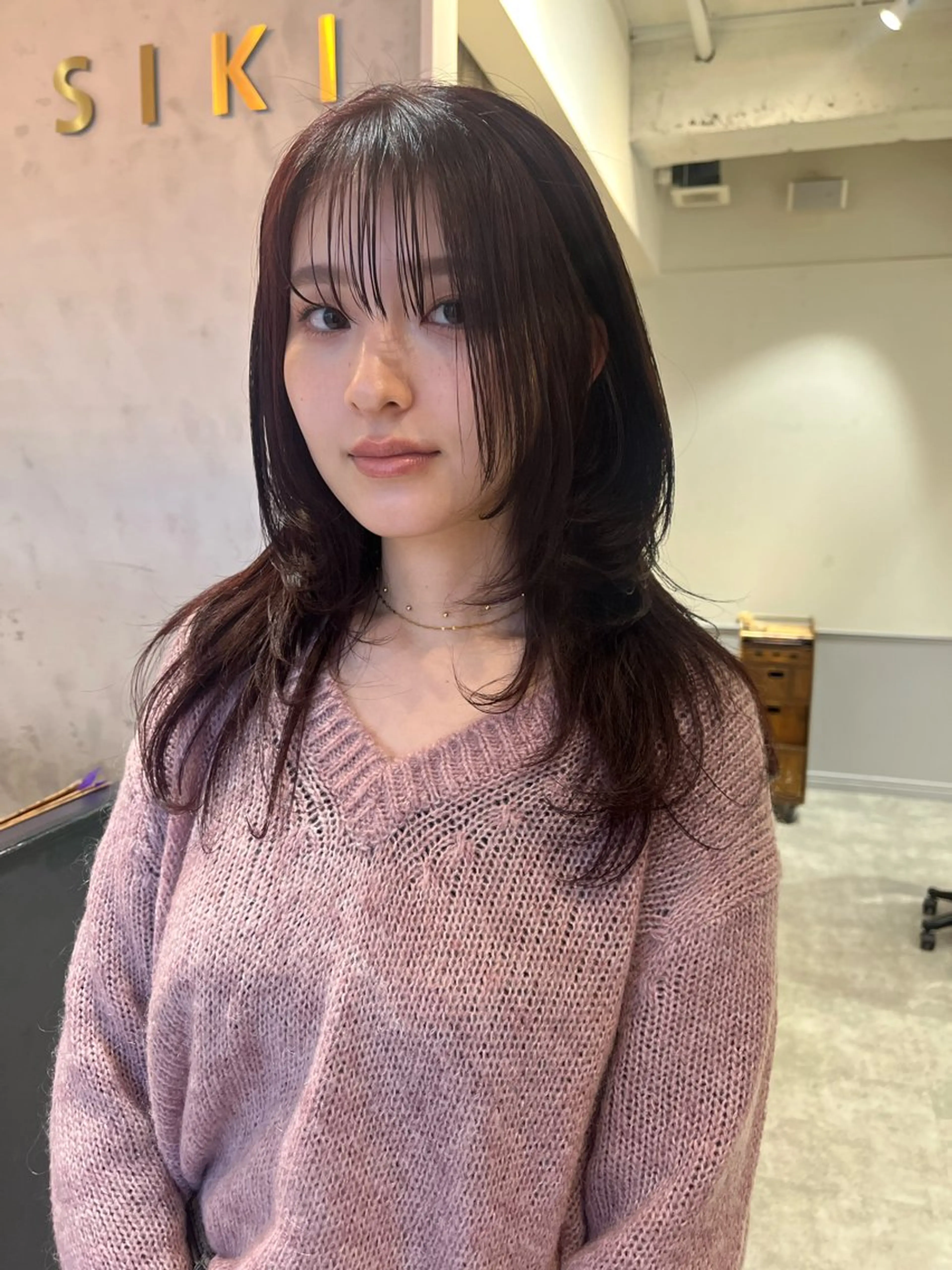 セミロング SIKI yuuna レイヤーカット🪽のヘアスタイル