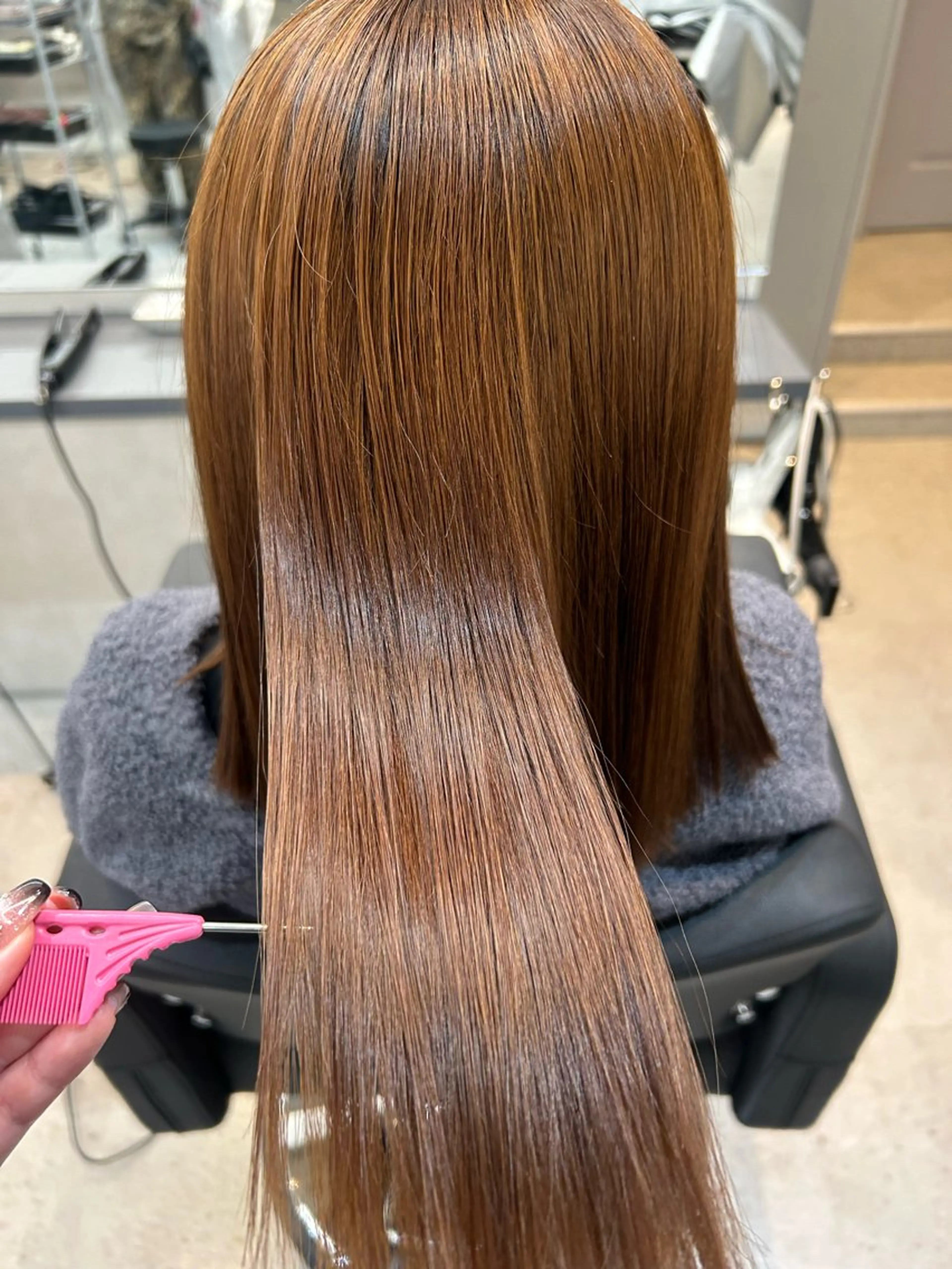 カラー ブラウンカラー ナチュラルブラウン ヘアカラー 🎀ayana /仙台/艶カラー🎀のヘアスタイル