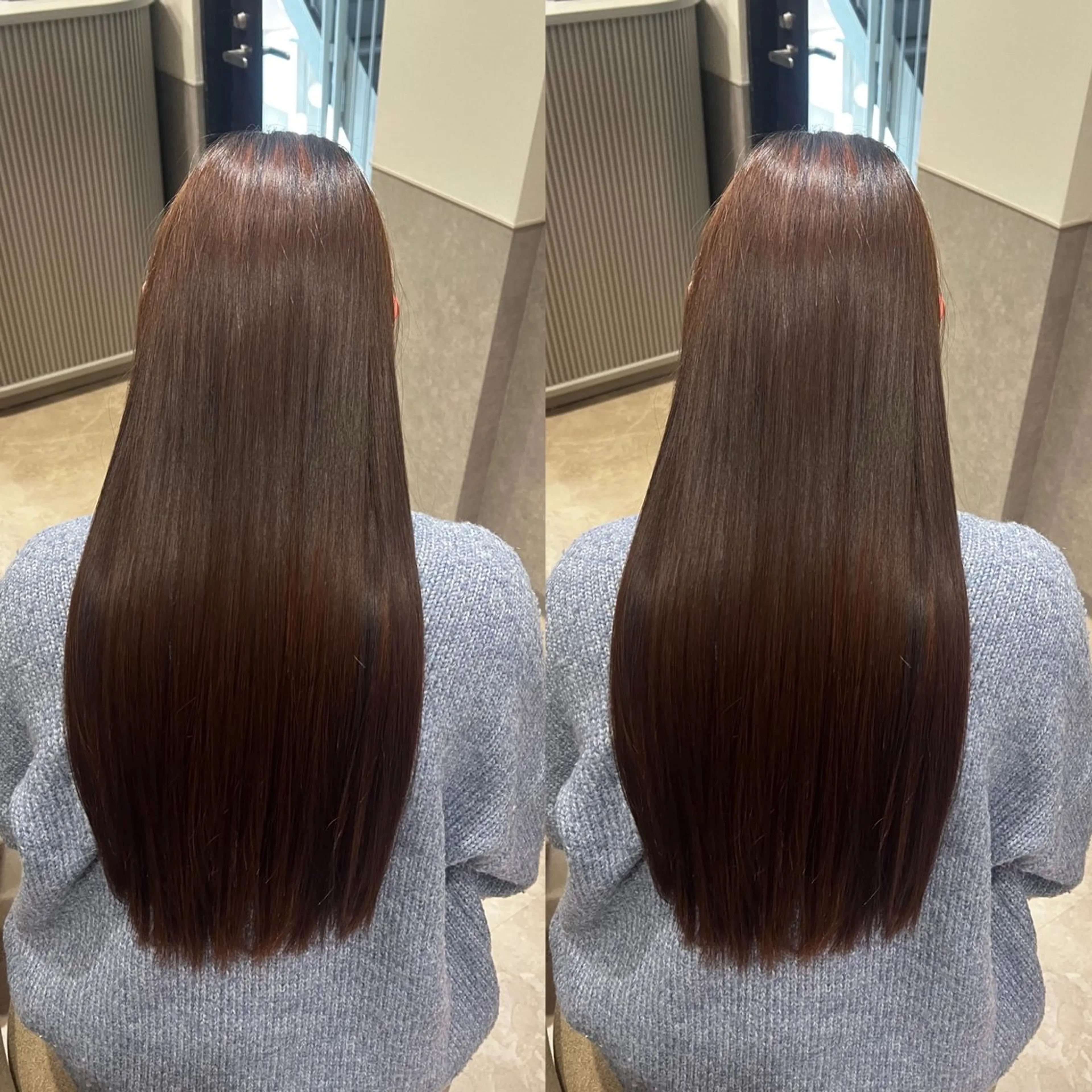 ロング 縮毛矯正 eN° by youres hair 銀座所属・髪質改善特化/ 艶髪 / 銀座/ ゆうびのヘアスタイル