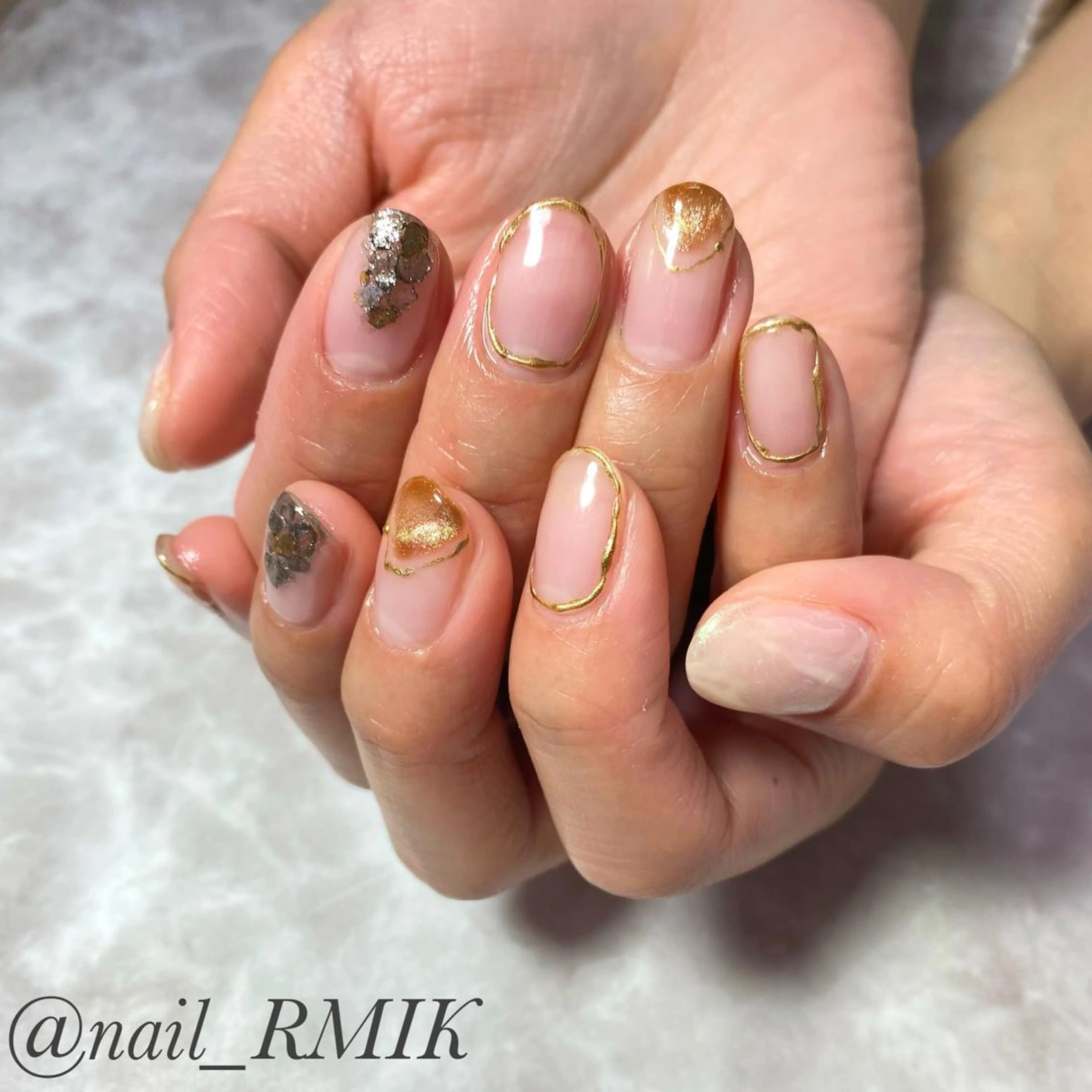 ネイル ハンドネイル nailsalon RMIKのネイルデザイン