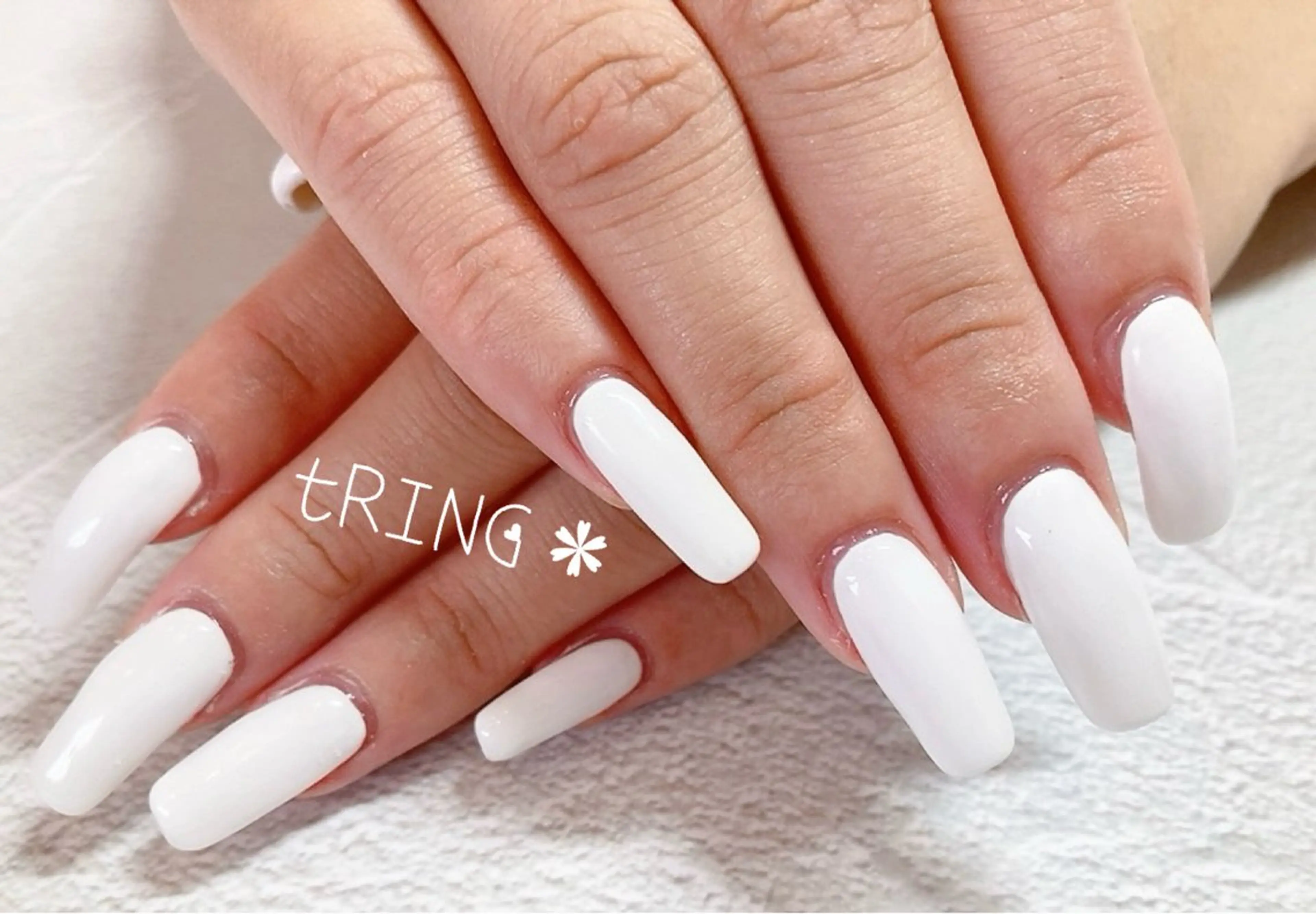ネイル ハンドネイル tRING＊ しいの木台のネイルデザイン