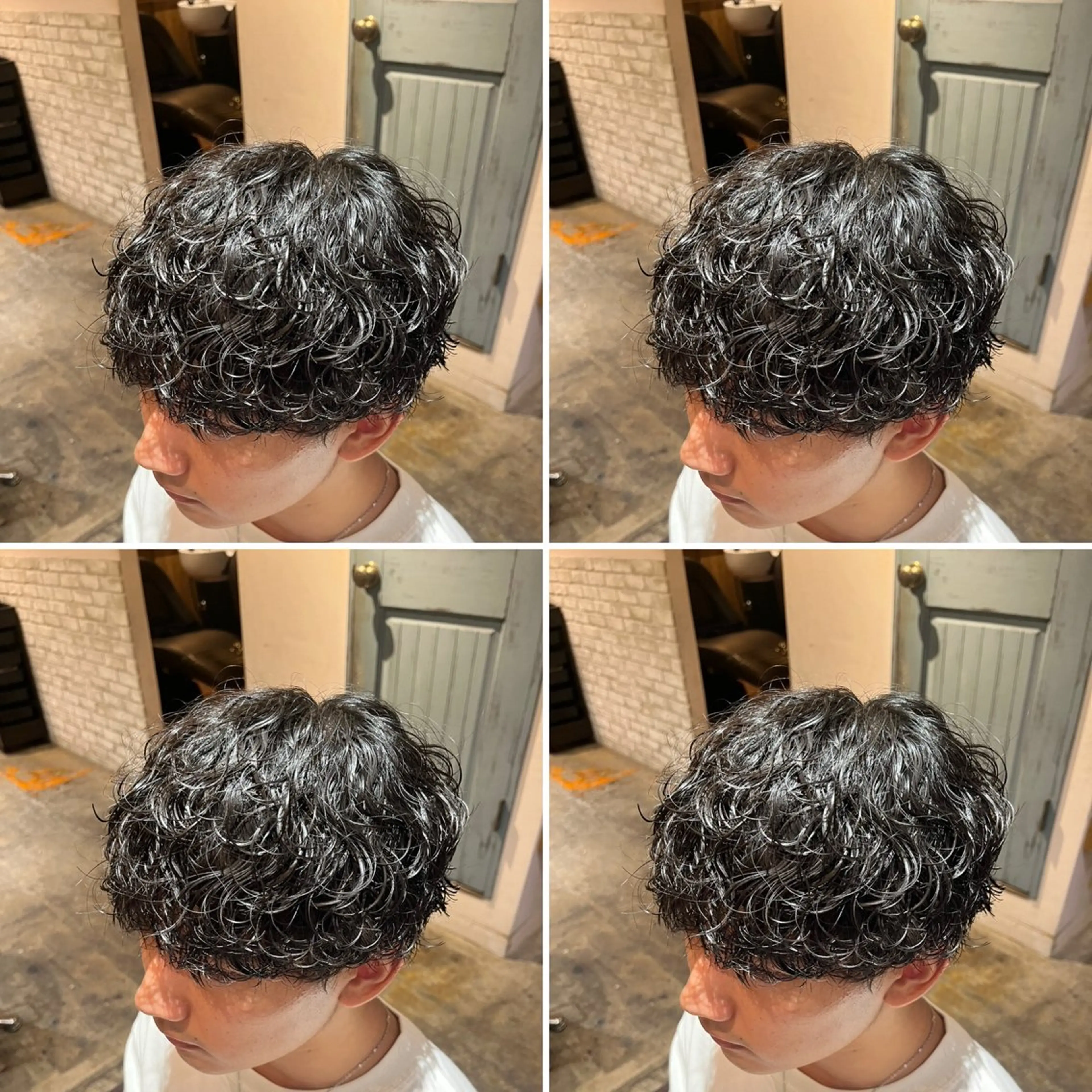 パーマ メンズ カット パーマ トリートメント ヘアセット 💈メンズパーマ特化 店長望月謙二郎💈のヘアスタイル