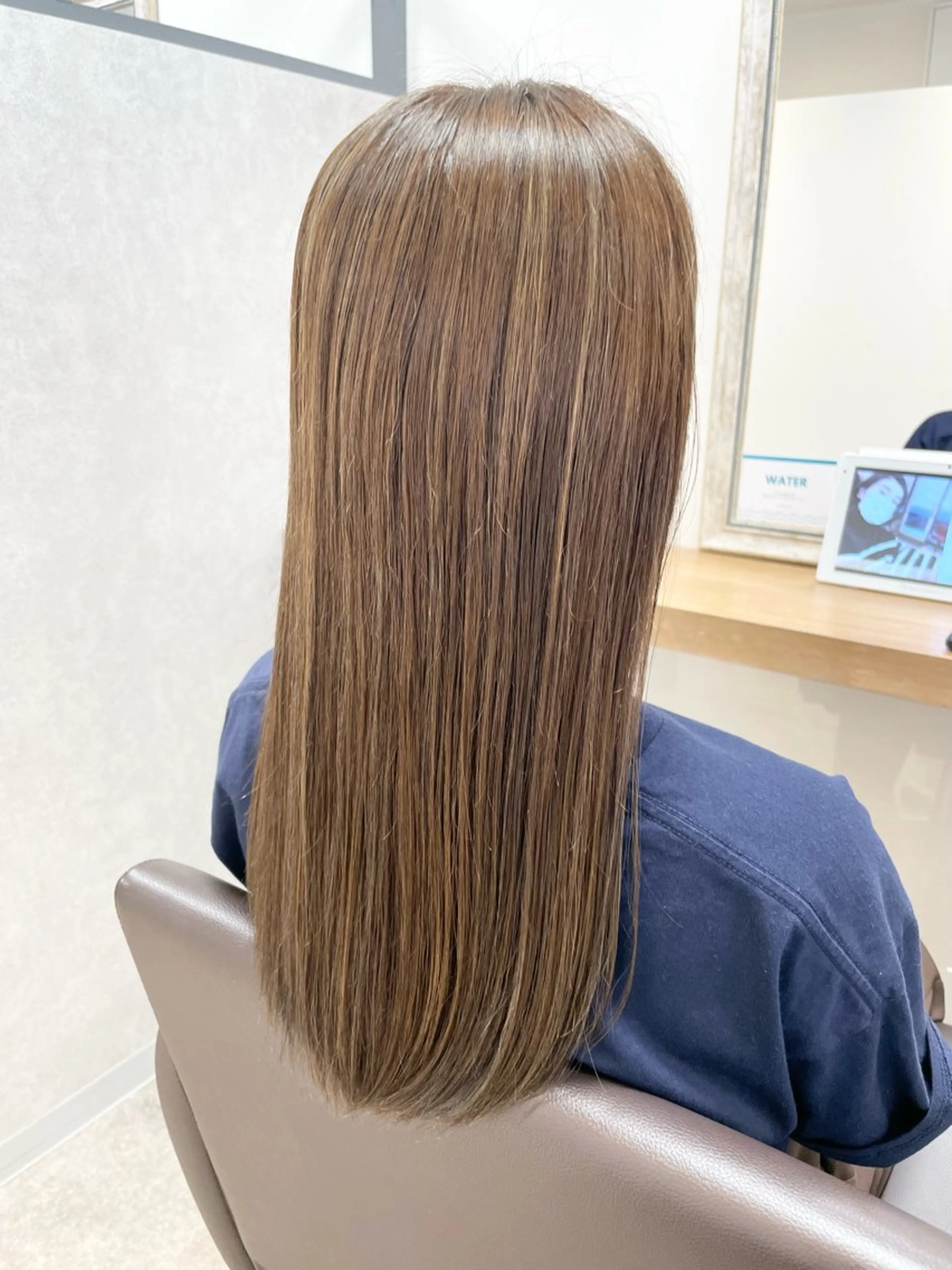 ロング カラー カット ヘアカラー トリートメント 髪質改善×METEO 店長 貞松直也のヘアスタイル