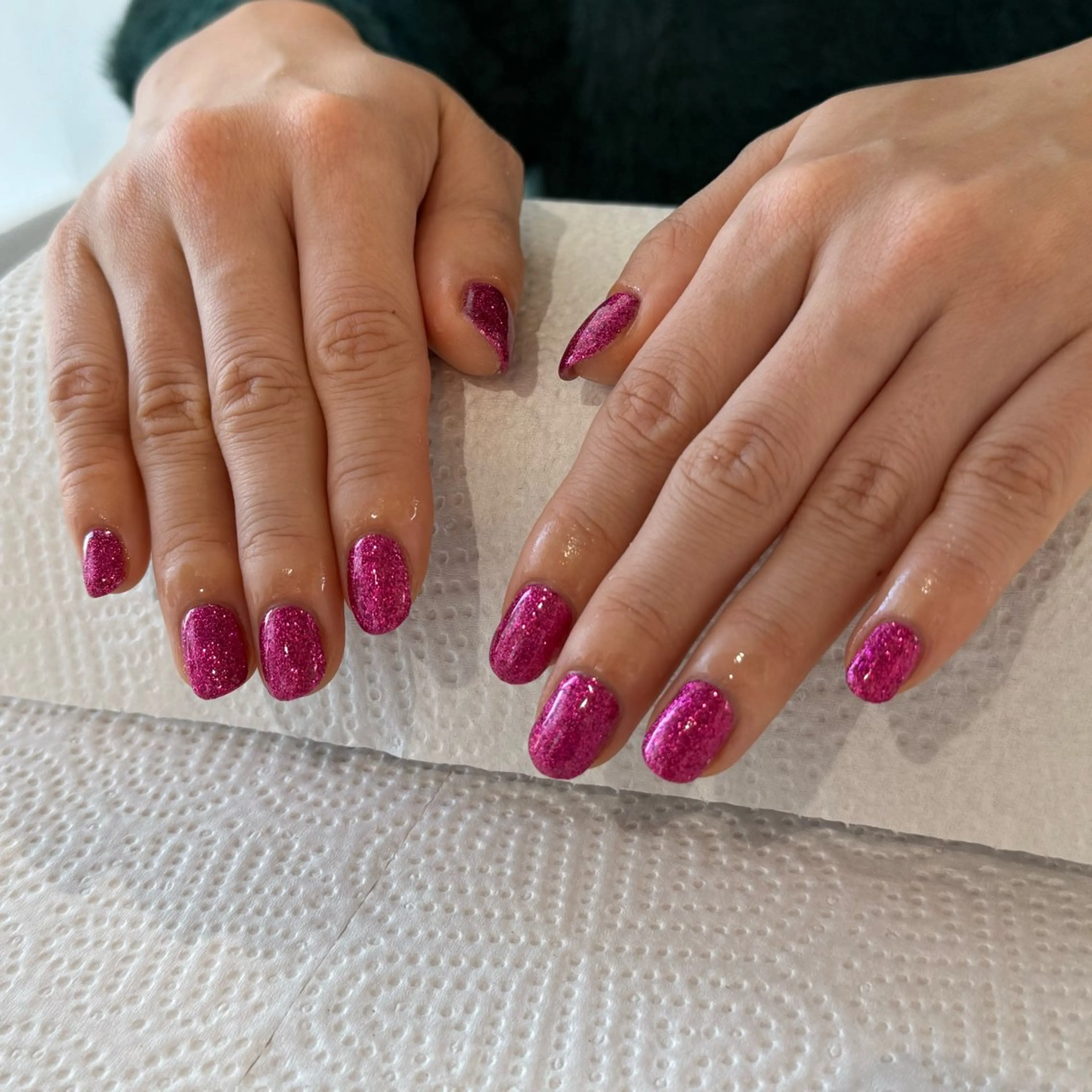 ネイル ワンカラーネイル ハンドネイル キャッツアイ東京 武島のネイルデザイン