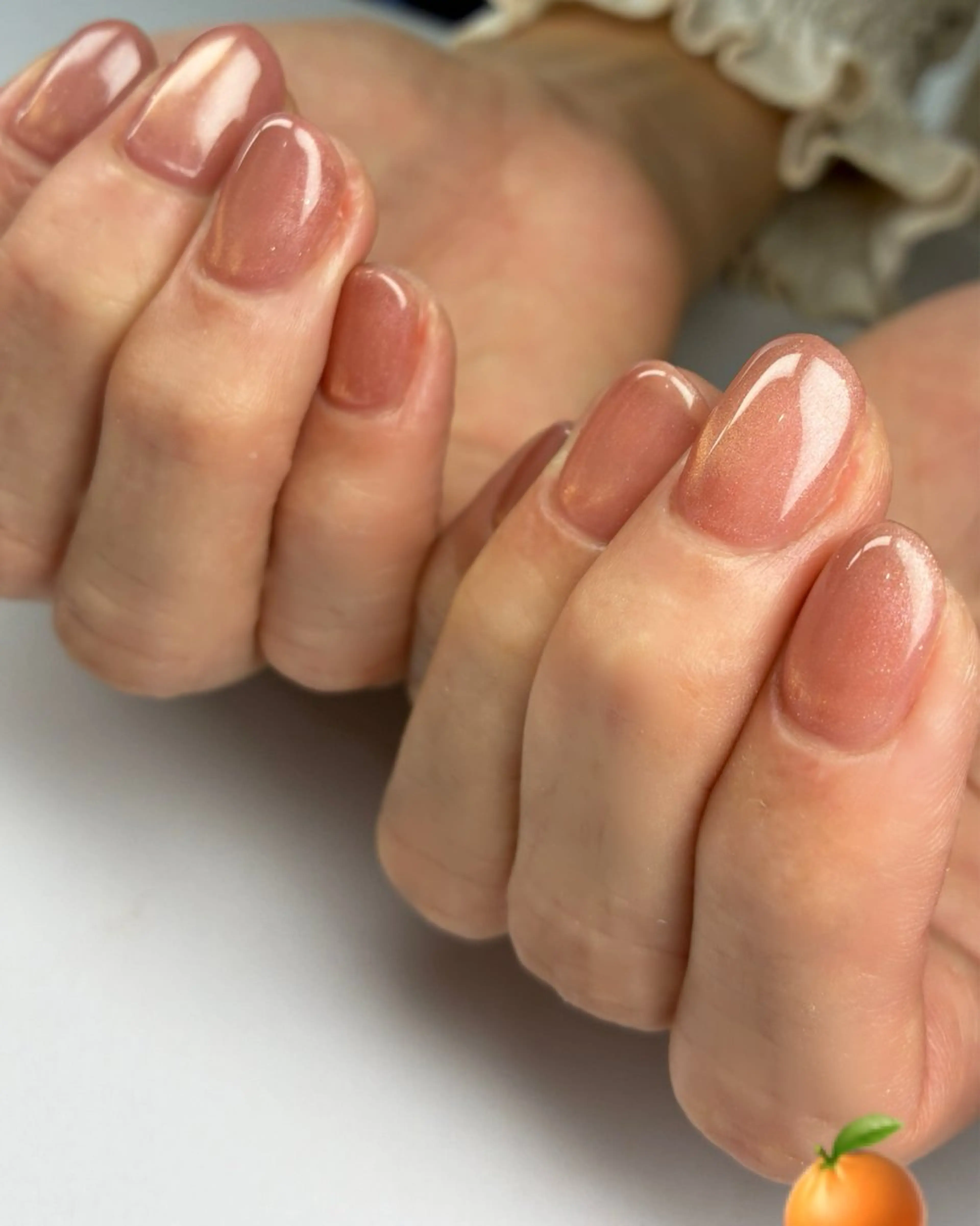 ネイル ブラウン マグネットネイル ハンドネイル MIKA 🍊のネイルデザイン