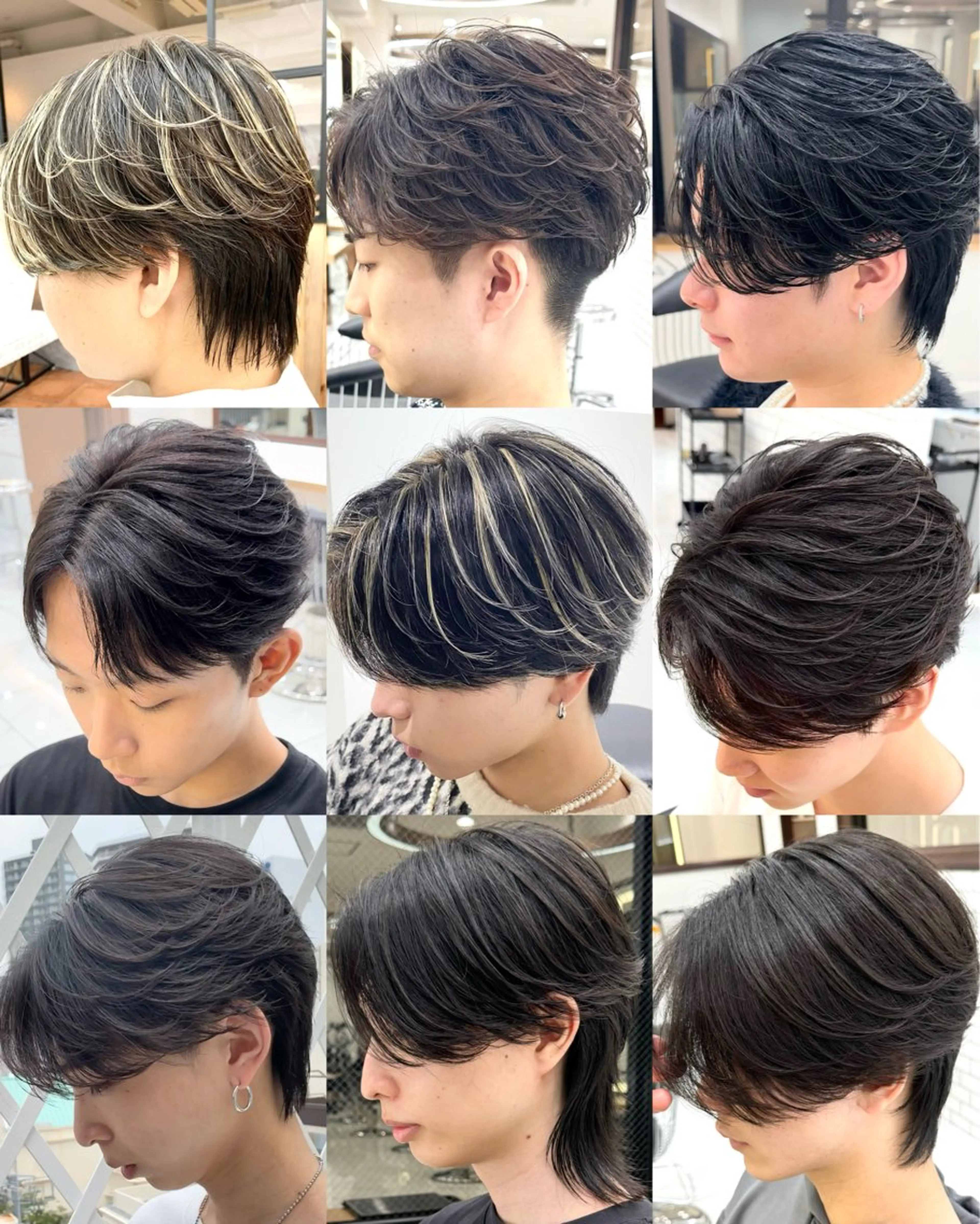 パーマ メンズ メンズパーマ カット パーマ 高崎 堅心のヘアスタイル