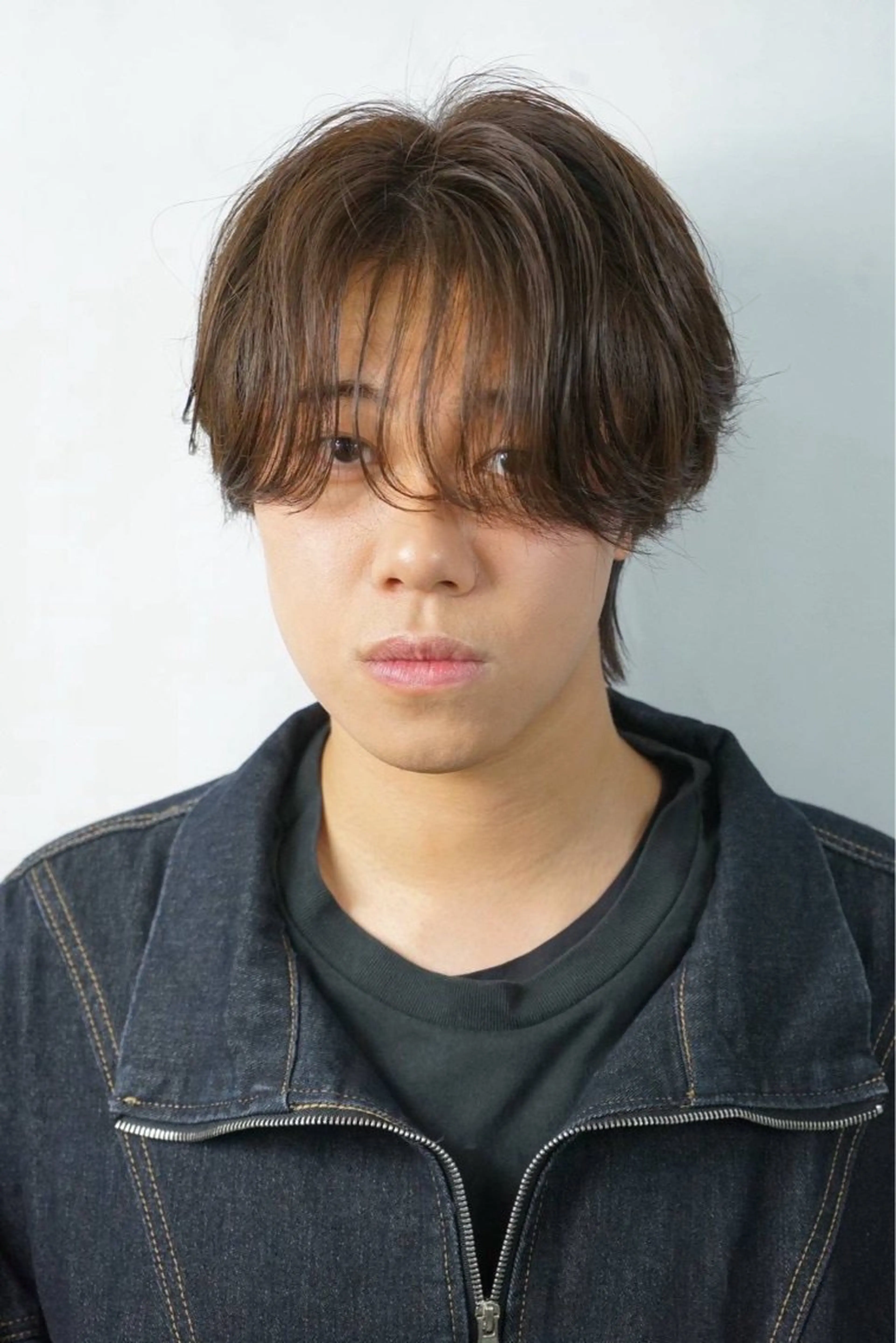 ミディアム ミディアムパーマ メンズカット　佐々木 開のヘアスタイル