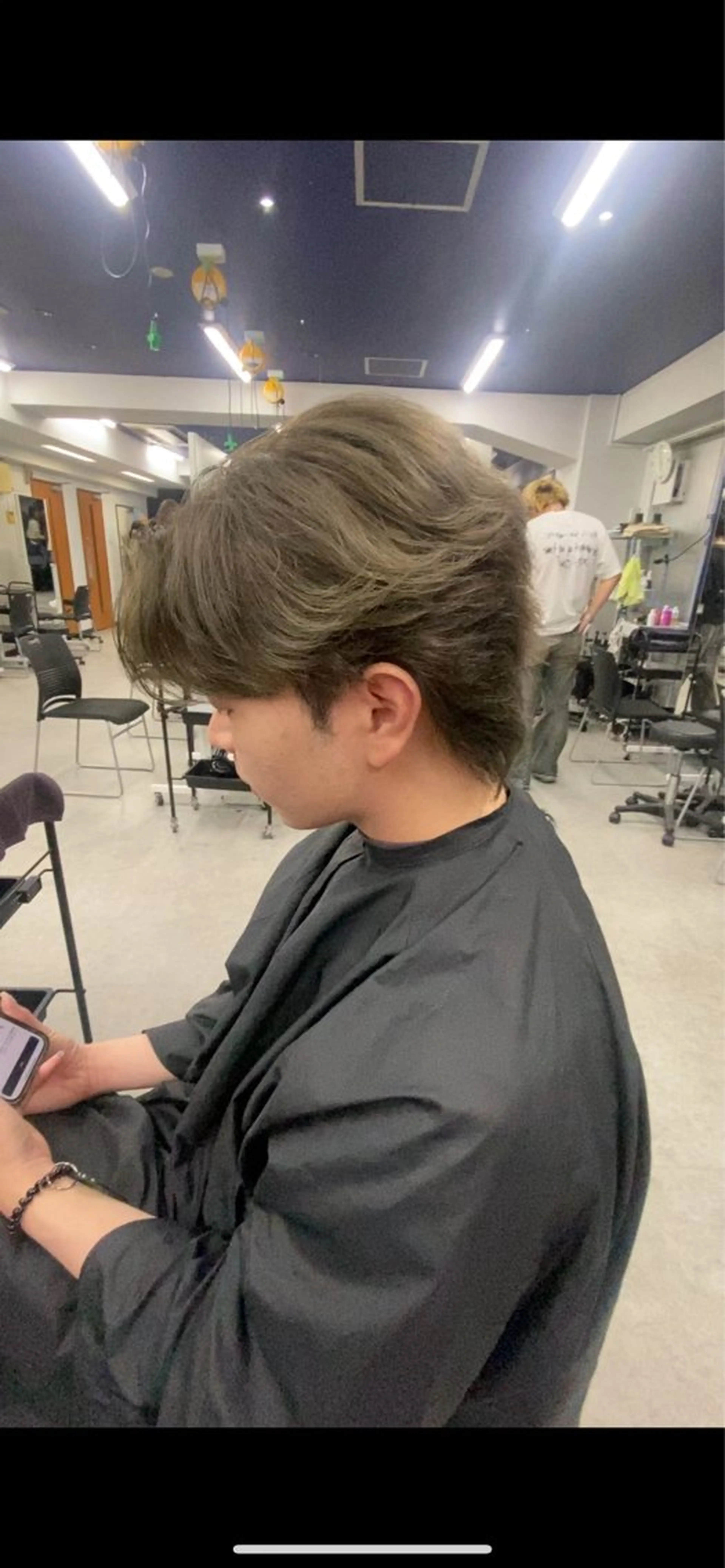 ショート カラー パーマ ハイライトカラー メッシュ ハイライト ショートヘア 縮毛矯正 福井祥太／海外風 /プードルパーマのヘアスタイル