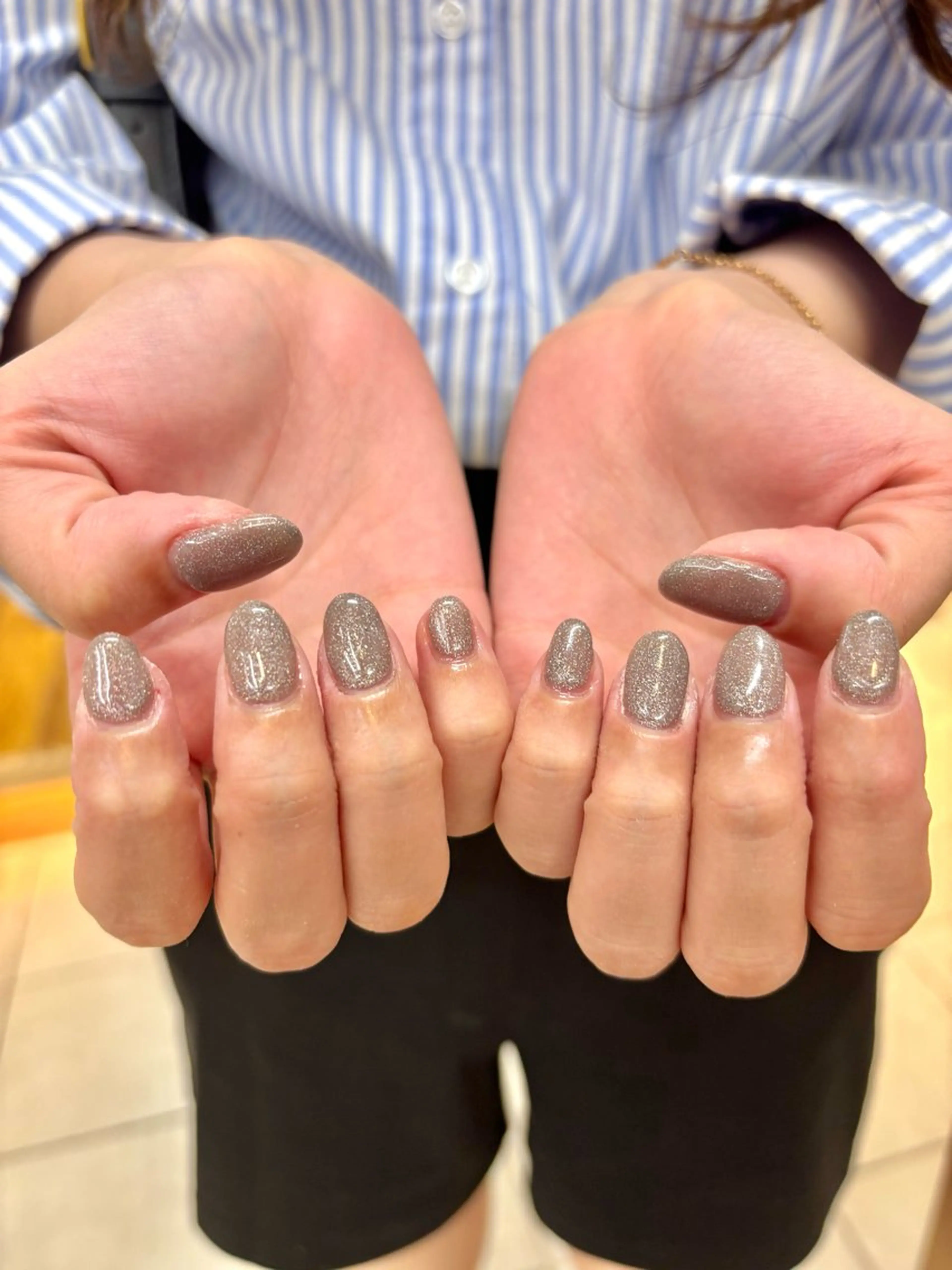 ネイル ラメ(グリッター) saki.S DEE yabaのネイルデザイン