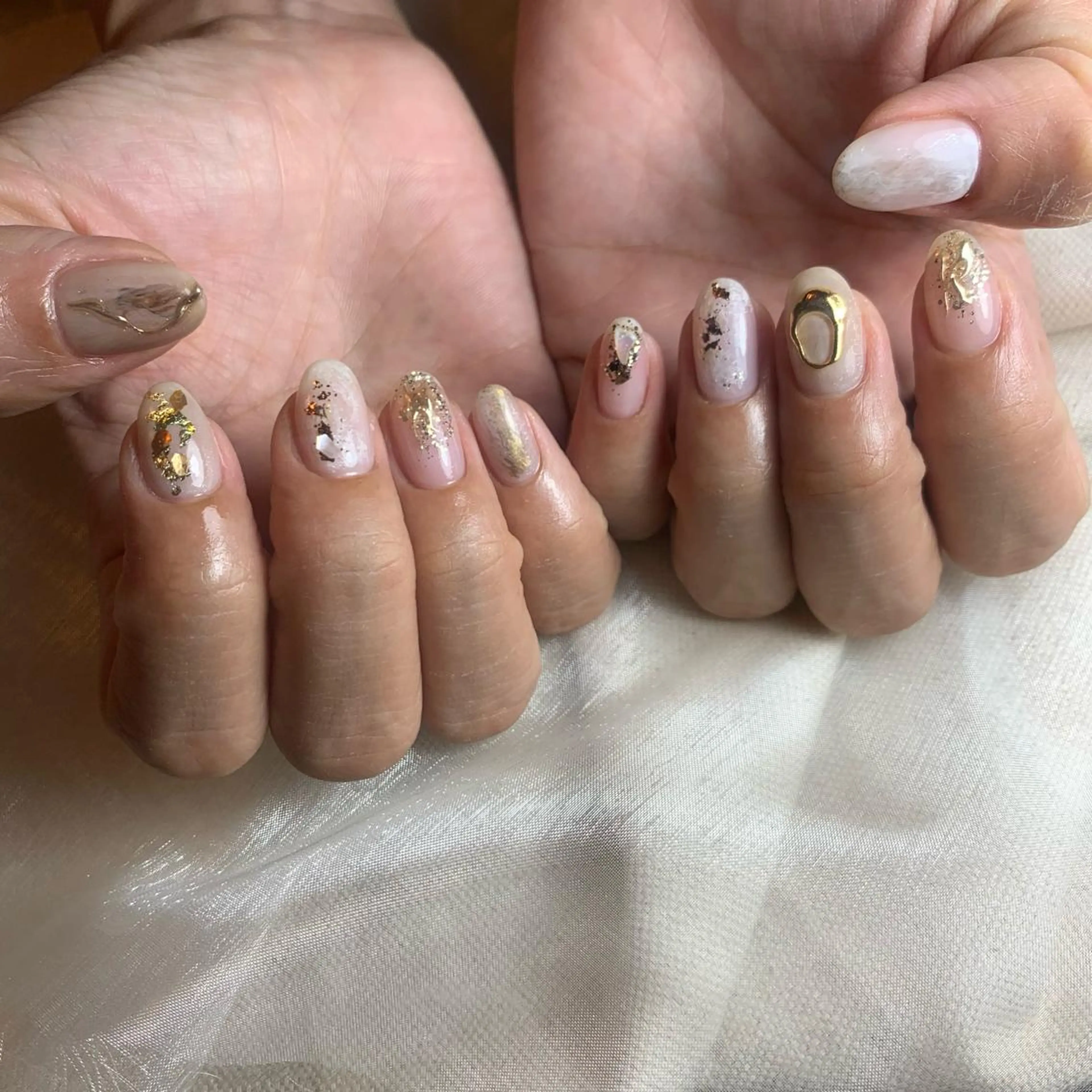 ネイル ハンドネイル 里見 麗のネイルデザイン