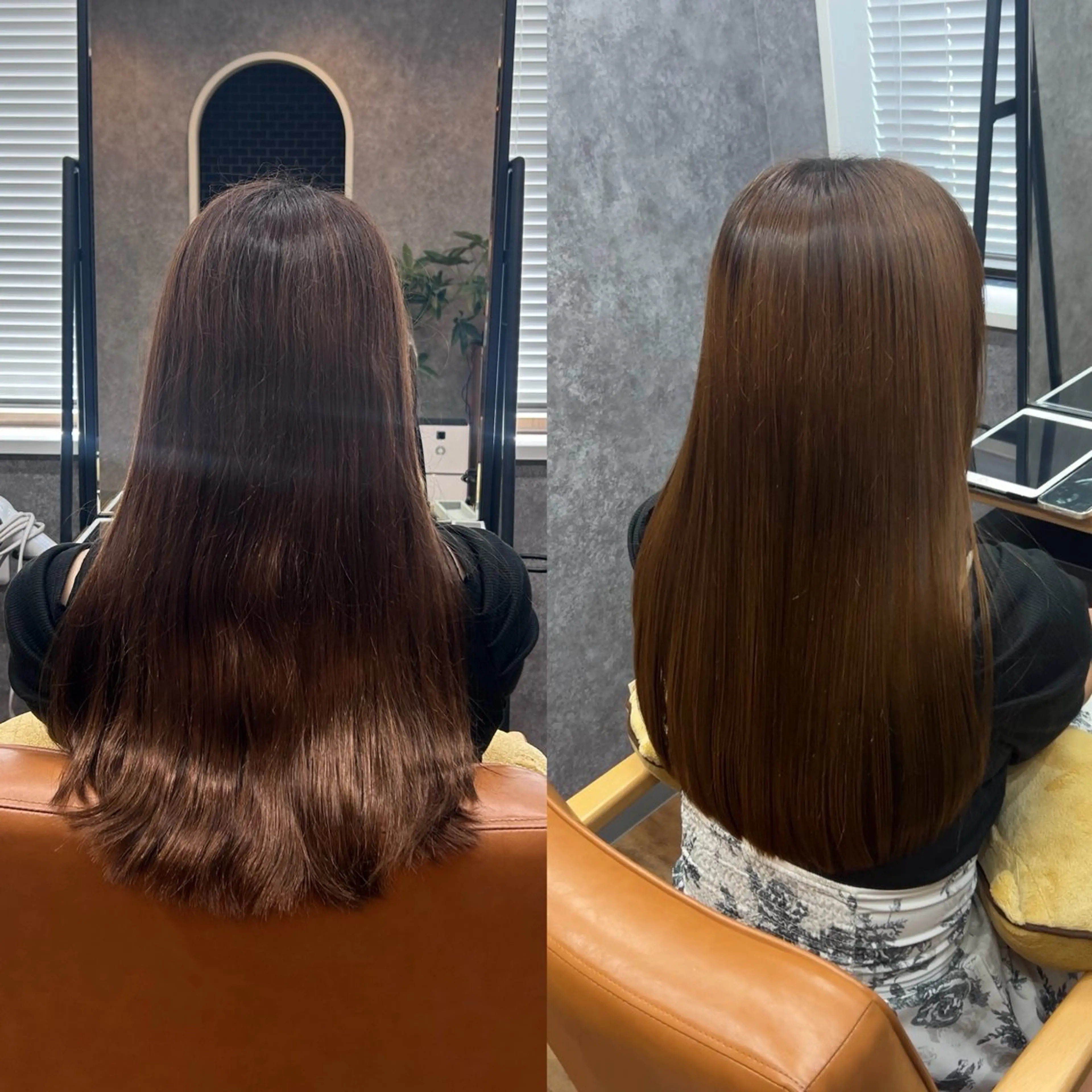 ロング カット 縮毛矯正 トリートメント cocoa船橋🦄 chinamiのヘアスタイル