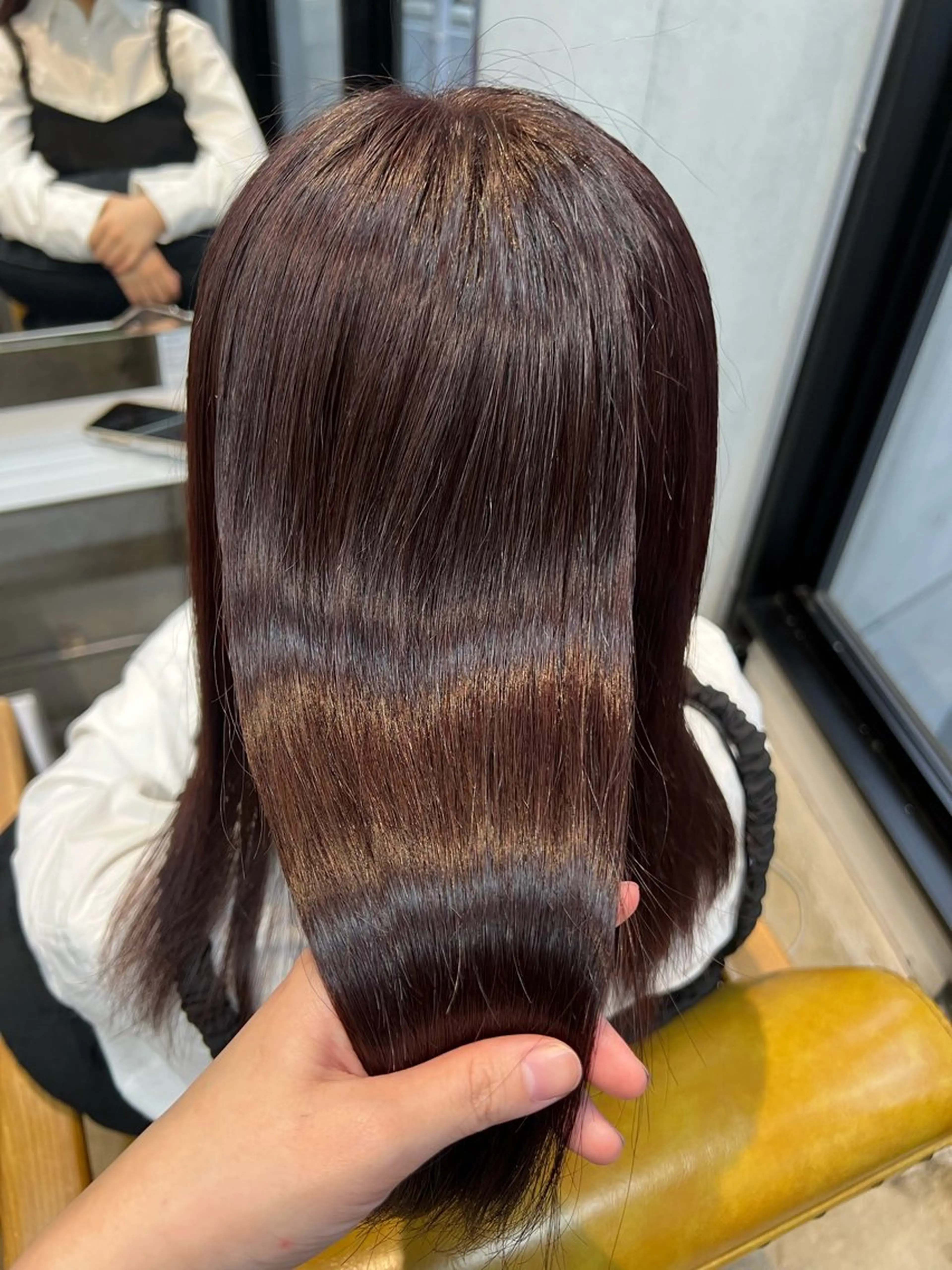 ロング カコ/レイヤーカット ヘアアレンジのヘアスタイル