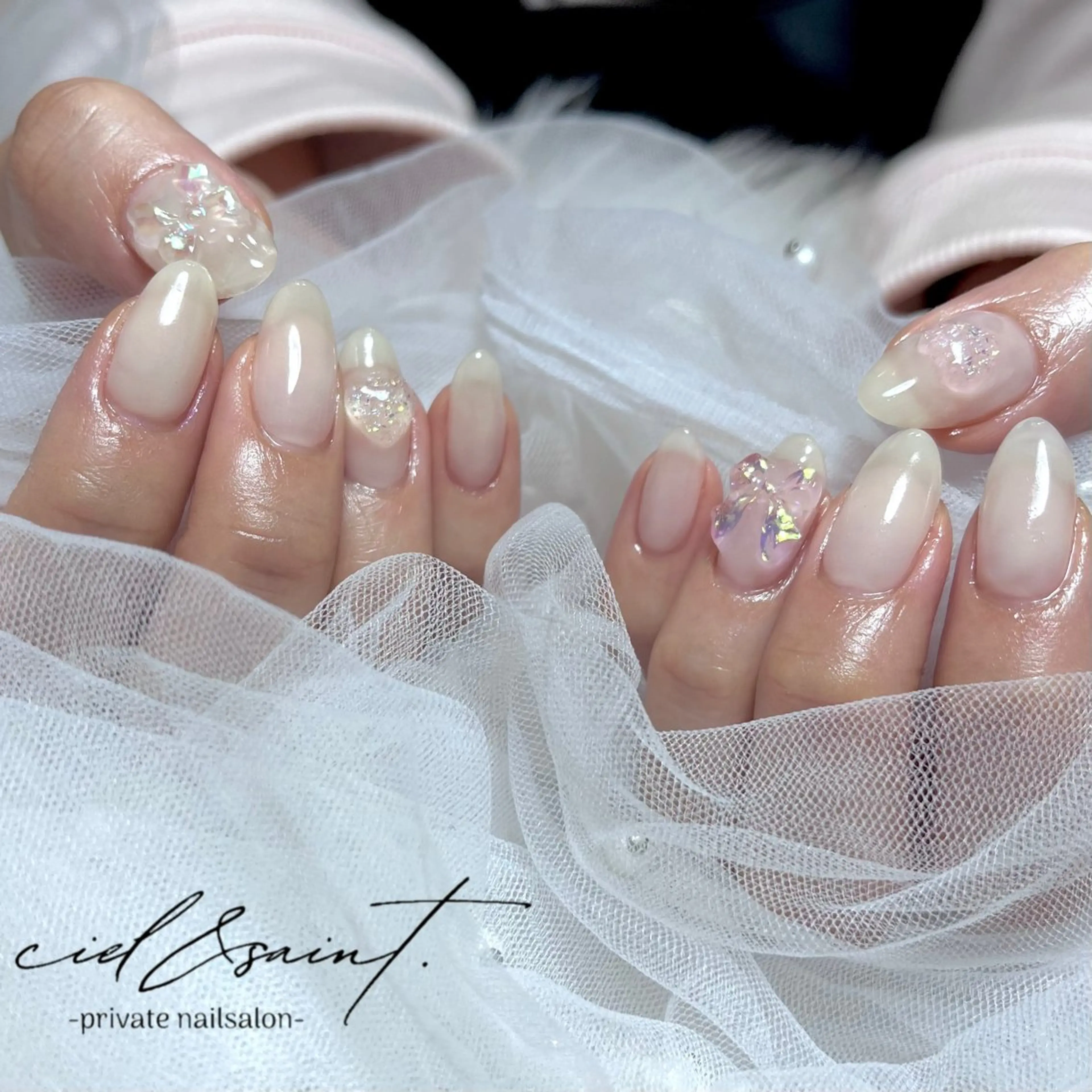 ネイル ハンドネイル nail salon ciel&saintのネイルデザイン