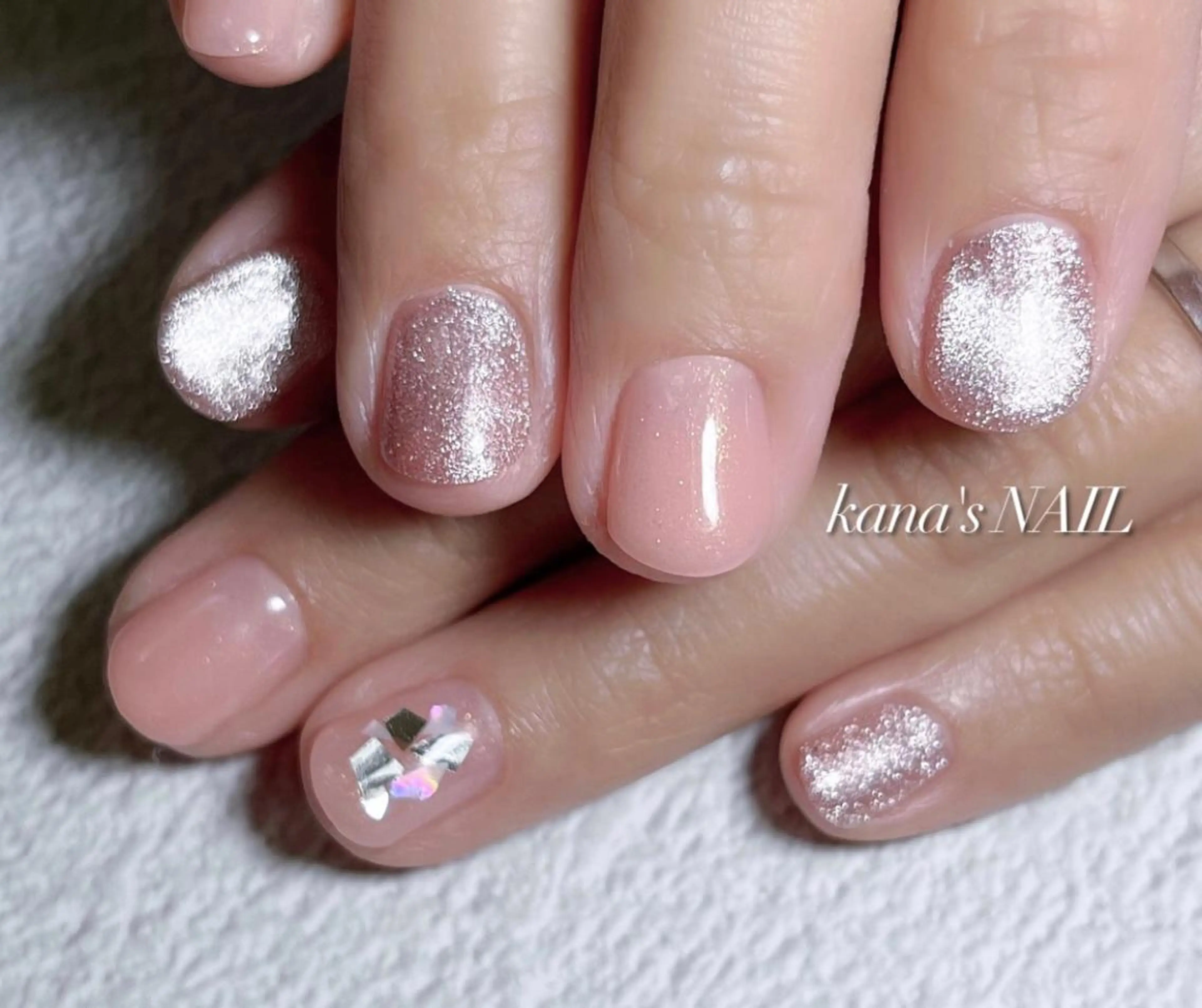 ネイル かな/40代からの カジュアルネイルのネイルデザイン