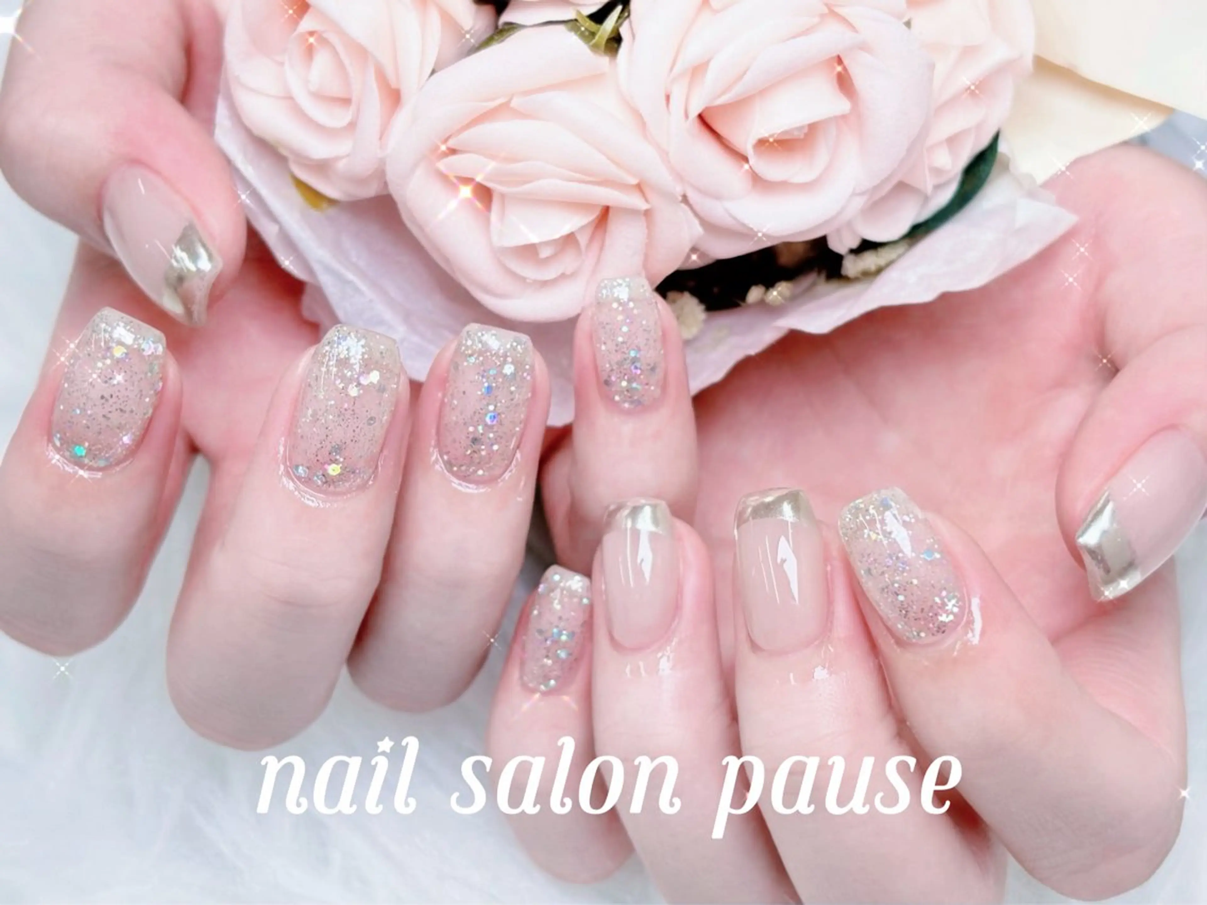 ネイル ハンドネイル ハンドケア nail salon pause✨のネイルデザイン